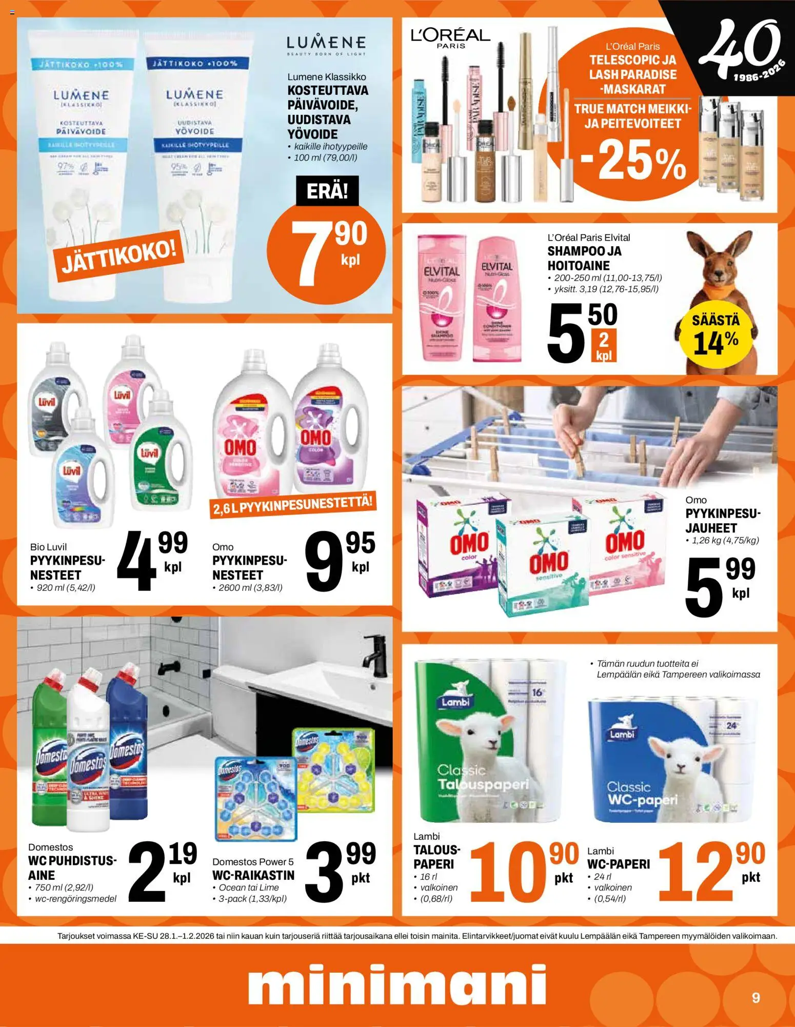 Minimani tarjoukset – voimassa 28.01.2026 alkaen | Sivu: 9