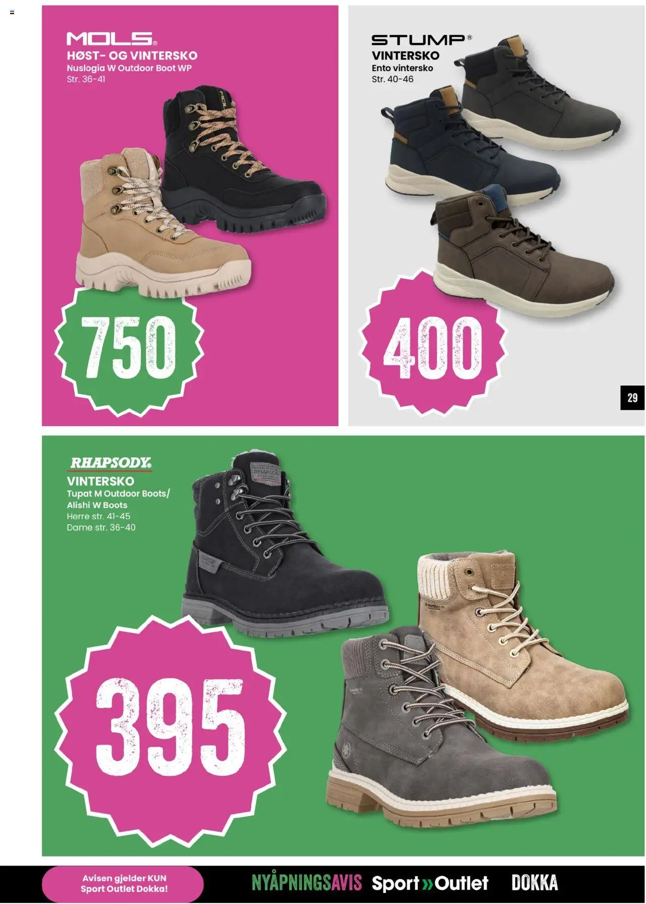  | Side: 29 | Produkter: Boots