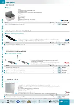 Rexel - Prévisualisation de Rexel  Chauffage Hydraulique, PAC Air-Eau, Plomberie et Sanitaire valide à partir de 01.12.2025 | Page: 133 | Produits: Porte, Baignoire, Douche, Colle