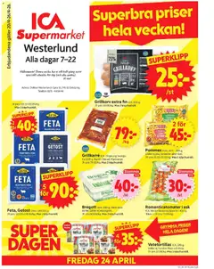ICA Supermarket - Enköping - Förhandsvisning av reklamblad från butik ICA Supermarket aktuell från 20.04.2026
