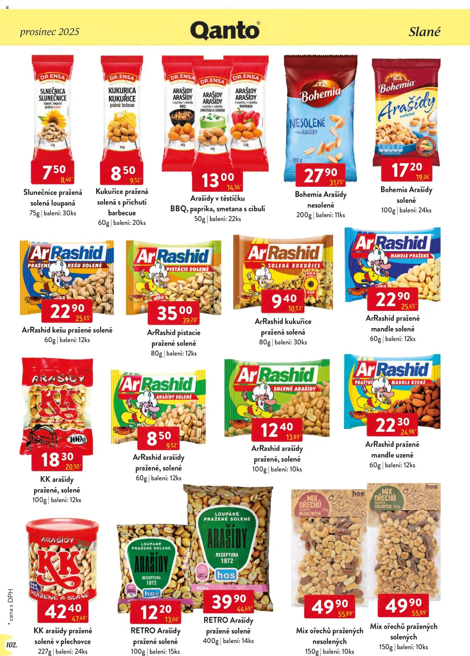 Astur & Qanto leták - Velkoobchod 12/2025 od 01.12.2025 | Strana: 102 | Produkty: Smetana, Pistácie, Arašídy, Paprika