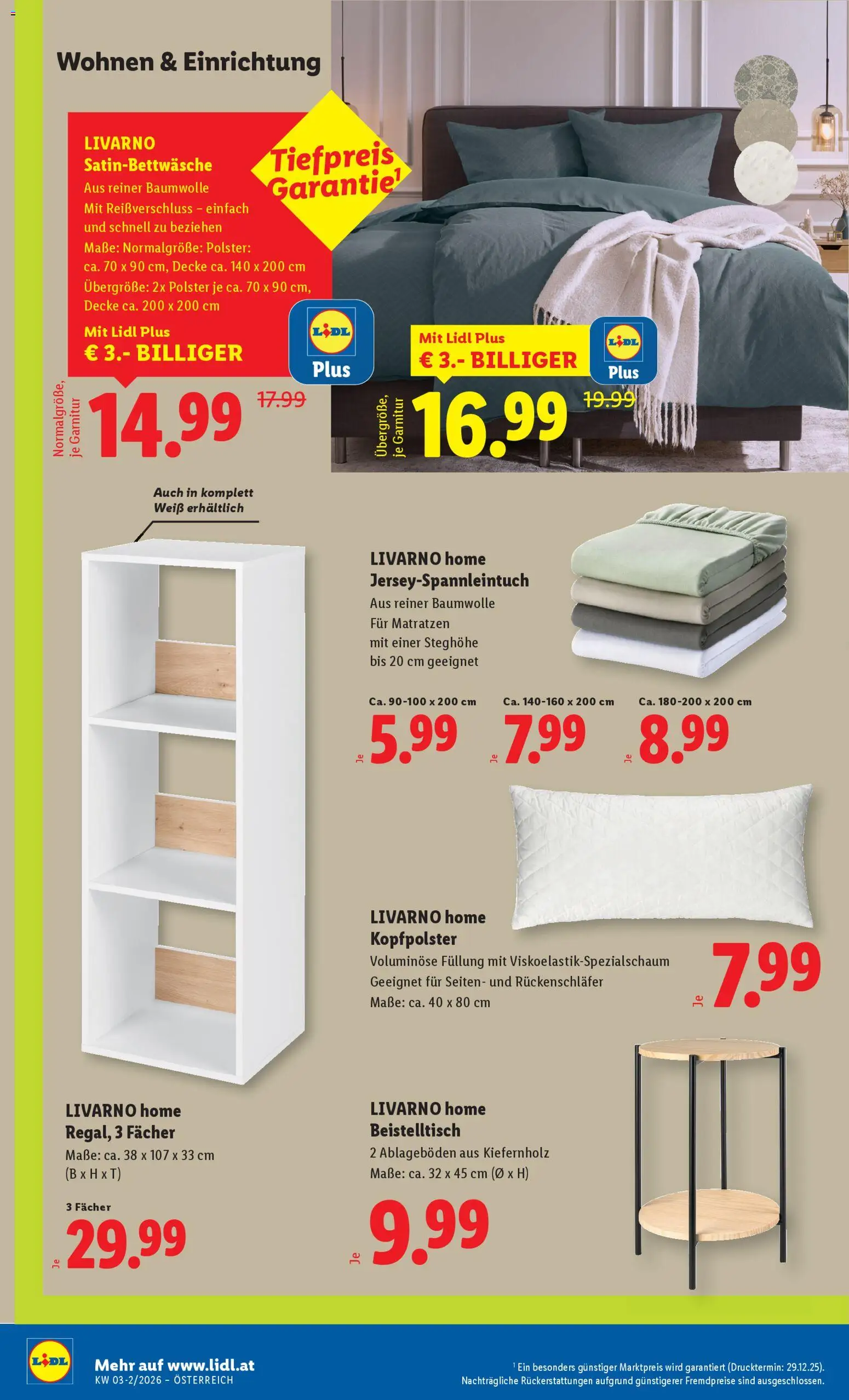 Lidl Wien, Graz, Linz gültig ab 15.01.2026 | Seite: 28 | Produkte: Decke