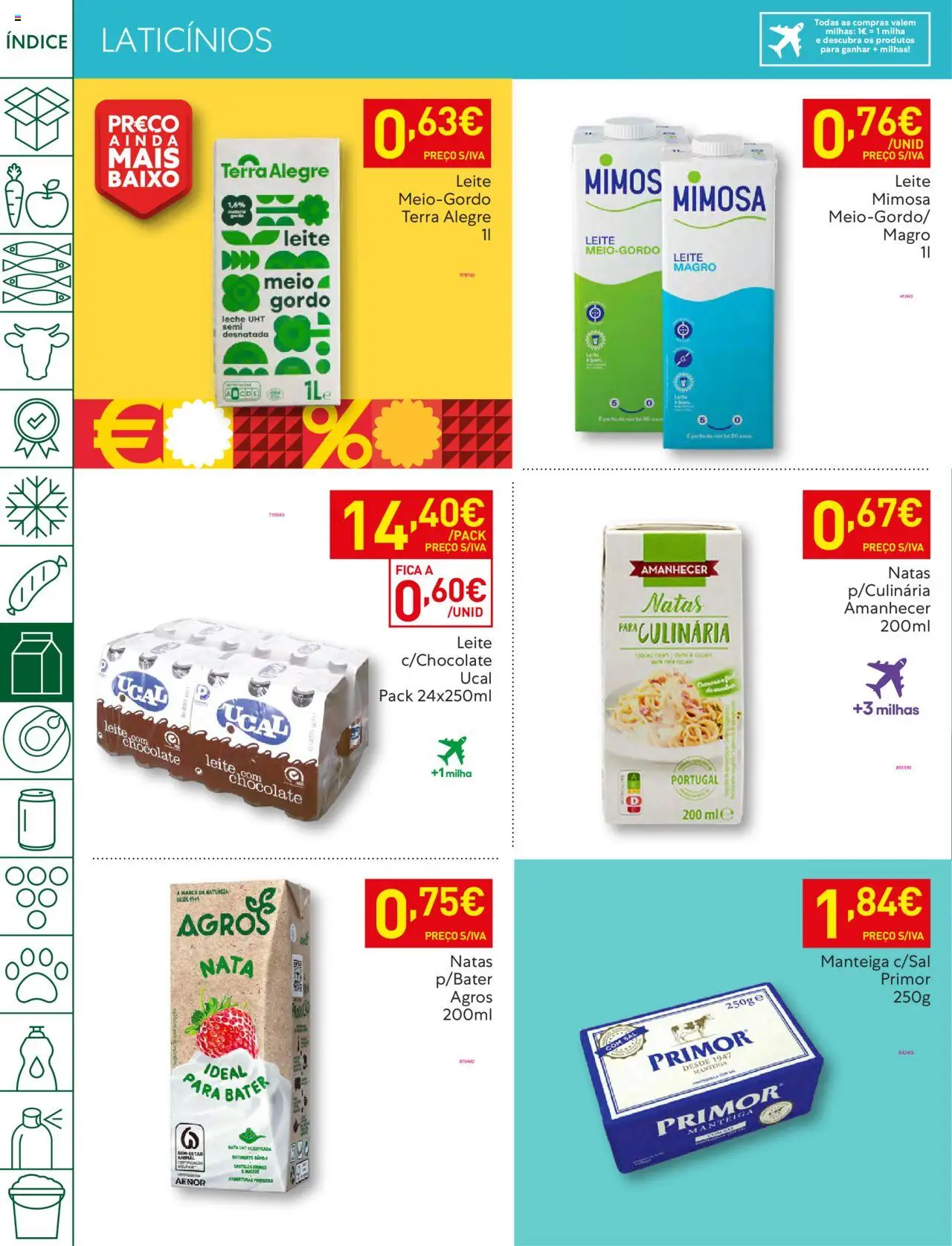 Recheio folheto │ válido de 09.09.2025 | Página: 22 | Produtos: Sal, Leite, Chocolate, Natas