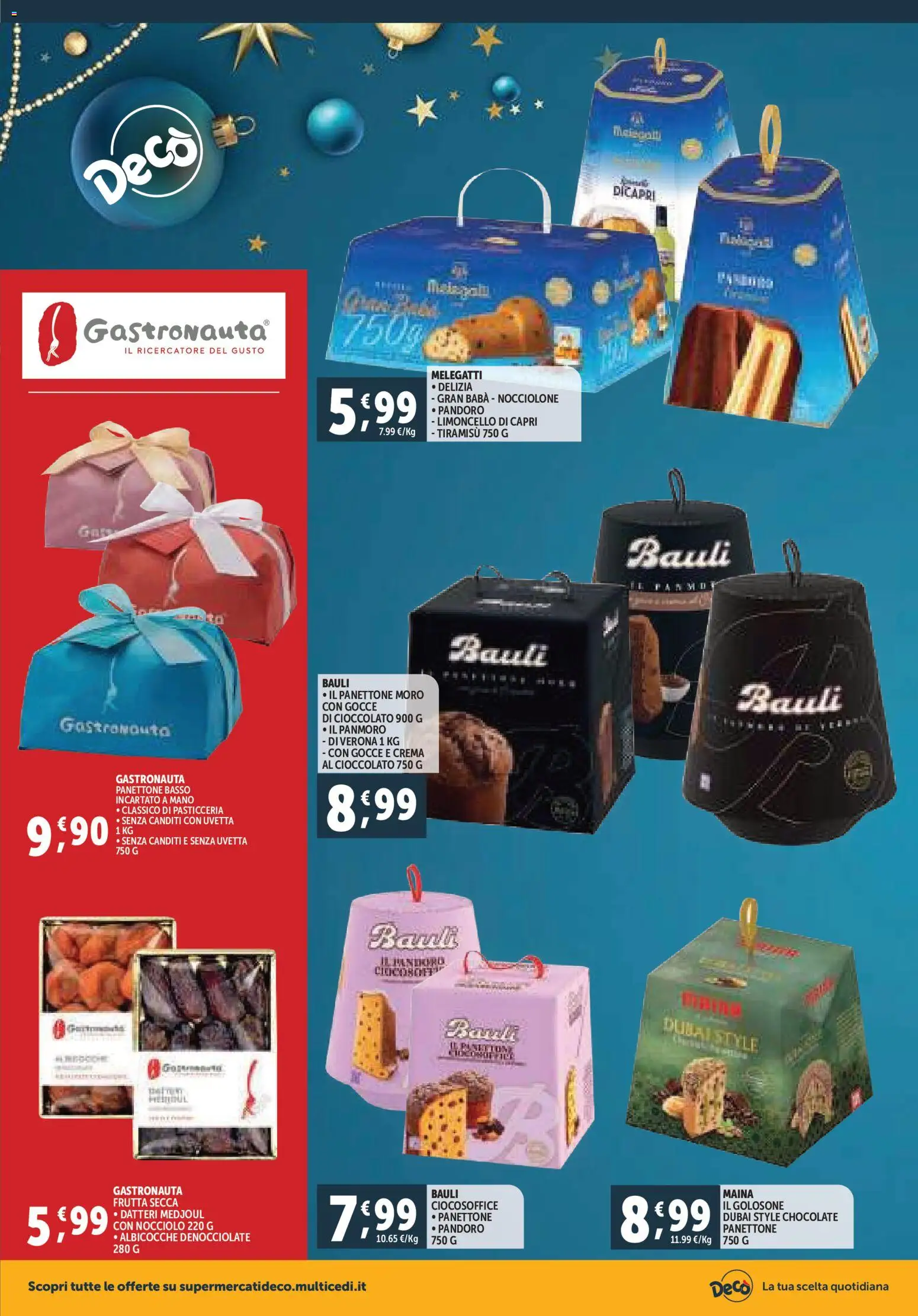 Volantino Decò del 20.11.2025 | Pagina: 12 | Prodotti: Crema, Pandoro, Panettone, Limoncello