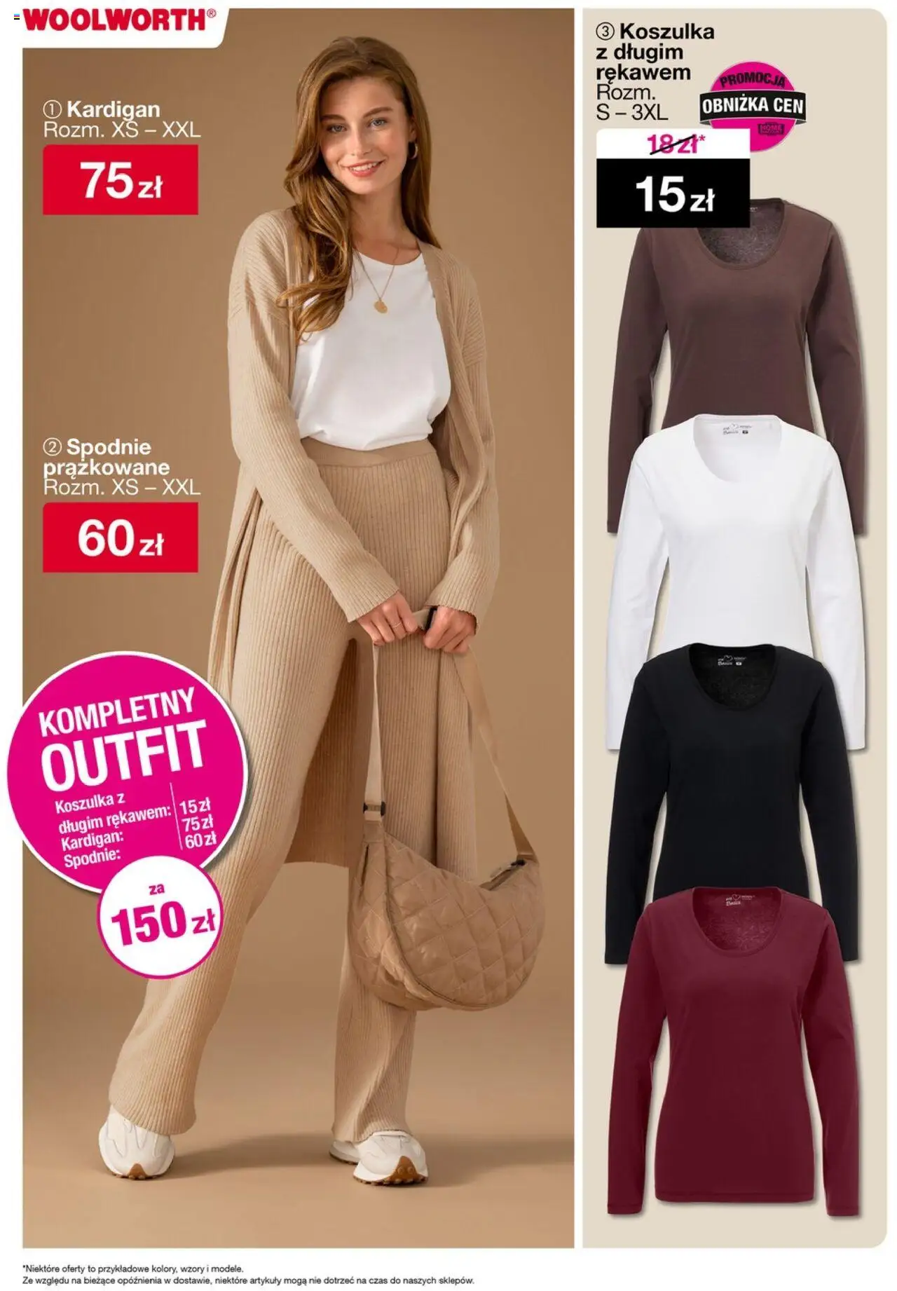 Woolworth Gazetka od 03.10.2025 | Strona: 4 | Produkty: Spodnie, Kardigan
