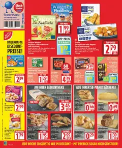 Frosta Fischgerichte oder Vegane Fisch-Alternativen, versch. Sorten, z. B.: Pfannenfisch Müllerin-Art 250g, Fischstäbchen 450g 1kg = 11,16/6,20, n. G. = 3,69 Packung ab 07.04.2026 gültig | Seite: 6