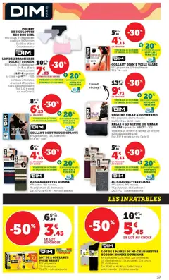 Hyper U - Prévisualisation de Hyper U catalogue valide à partir de 21.10.2025 | Page: 37 | Produits: Collants, Body, Coton