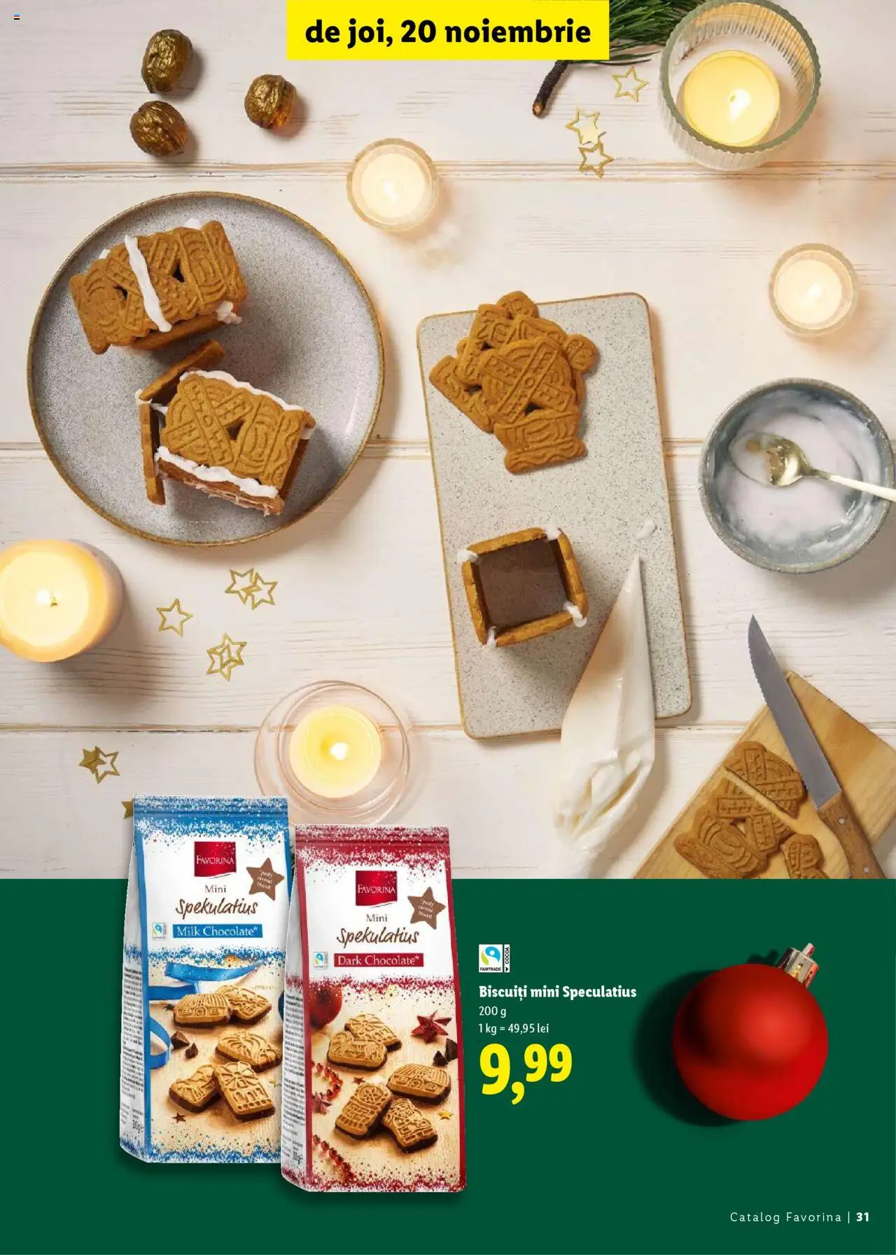 Noul catalog Lidl – valabil de la 16.10.2025 | Pagină: 31 | Produse: Biscuiți