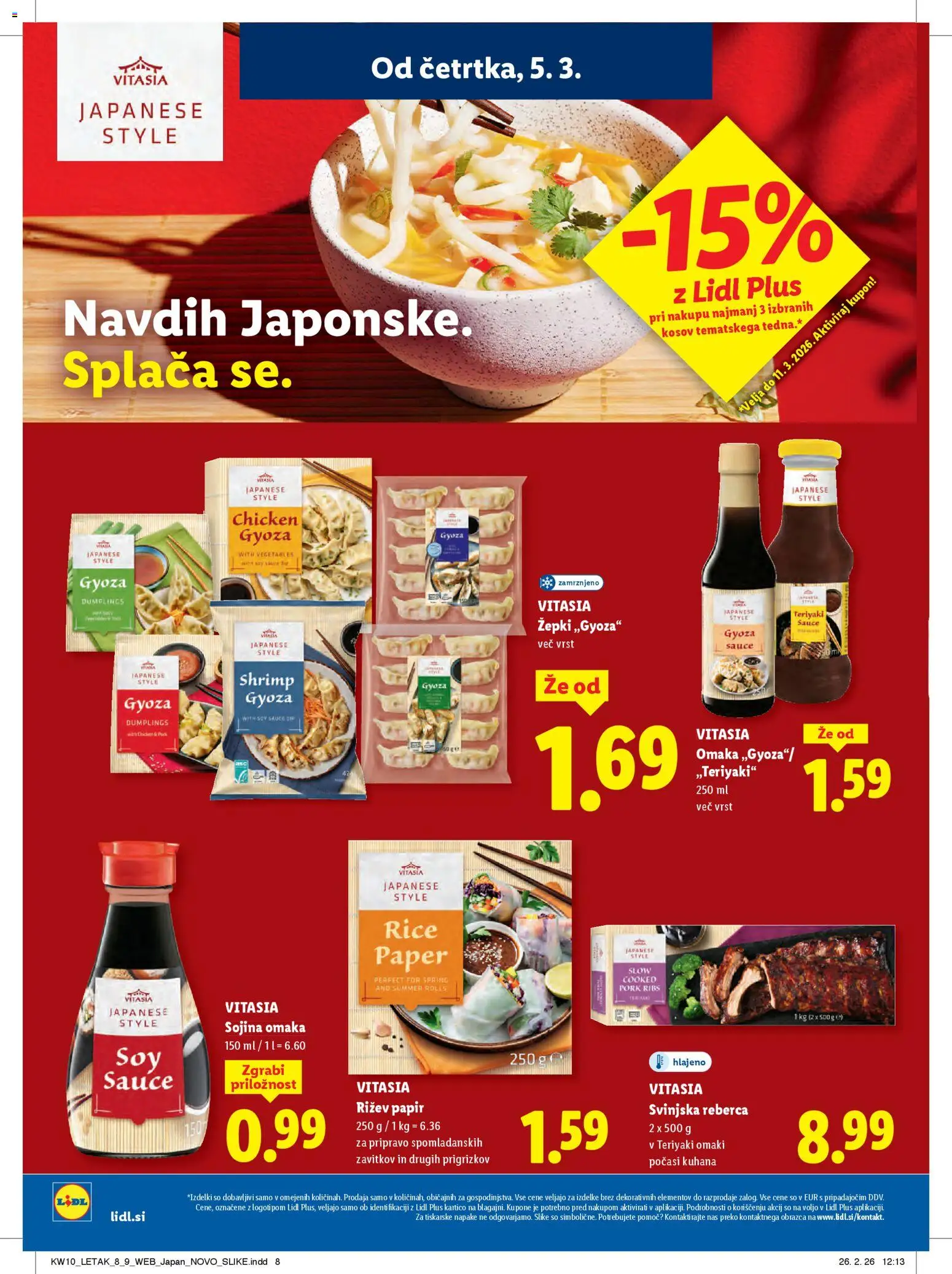 Novi Lidl katalog ponudbe – veljaven od 05.03.2026 | Stran: 14 | Izdelki: Omaka