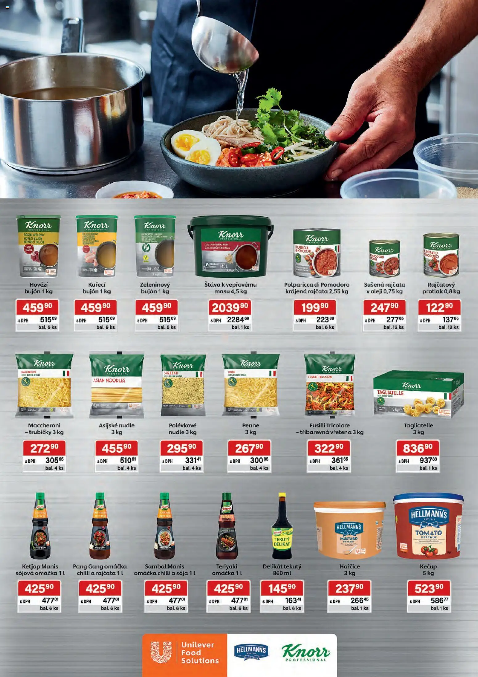 Astur & Qanto leták - Velkoobchod 05/2026 od 01.05.2026 | Strana: 159 | Produkty: Knorr, Hořčice, Bujón, Nudle