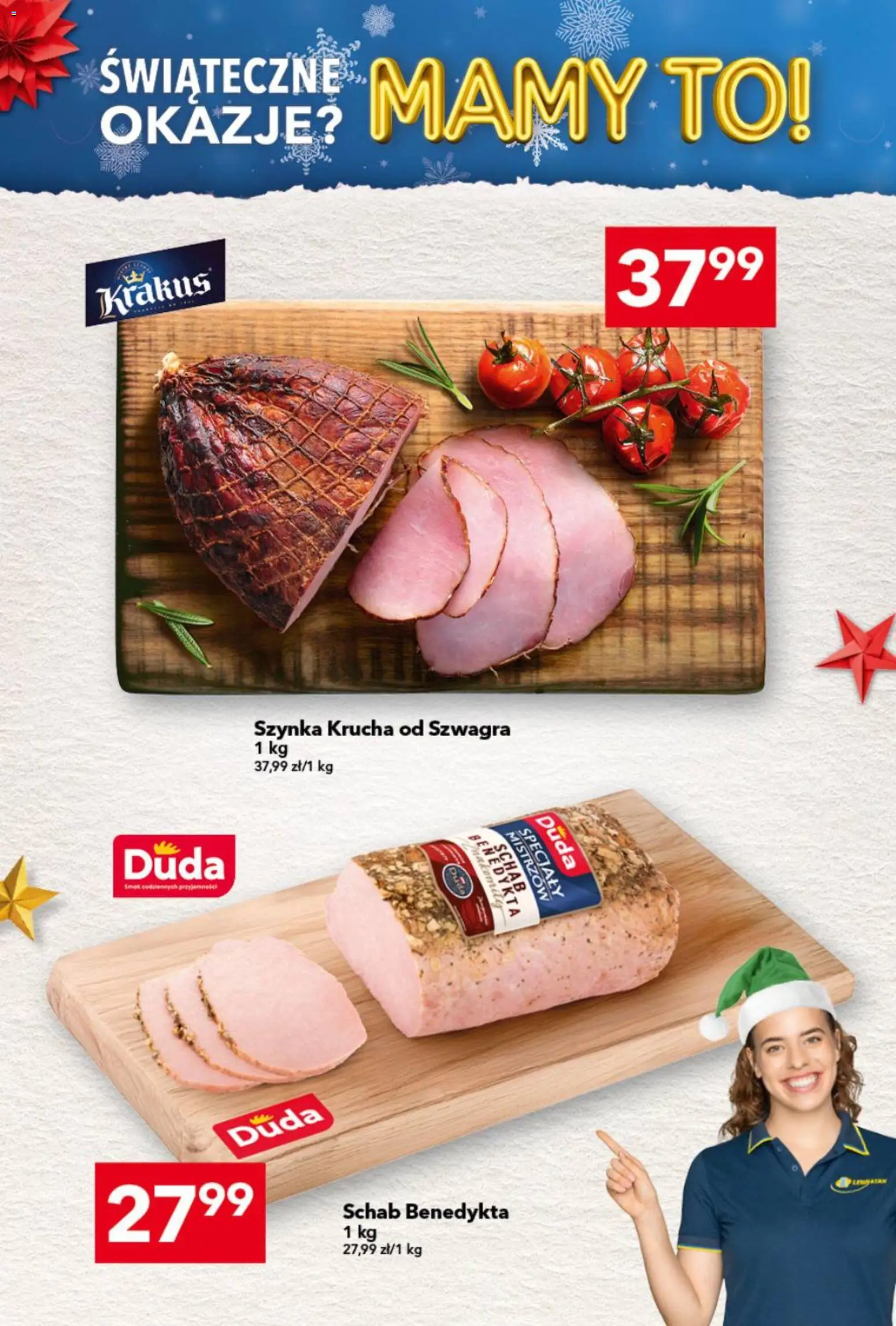 Lewiatan gazetka od 17.12.2025 | Strona: 4 | Produkty: Schab, Szynka