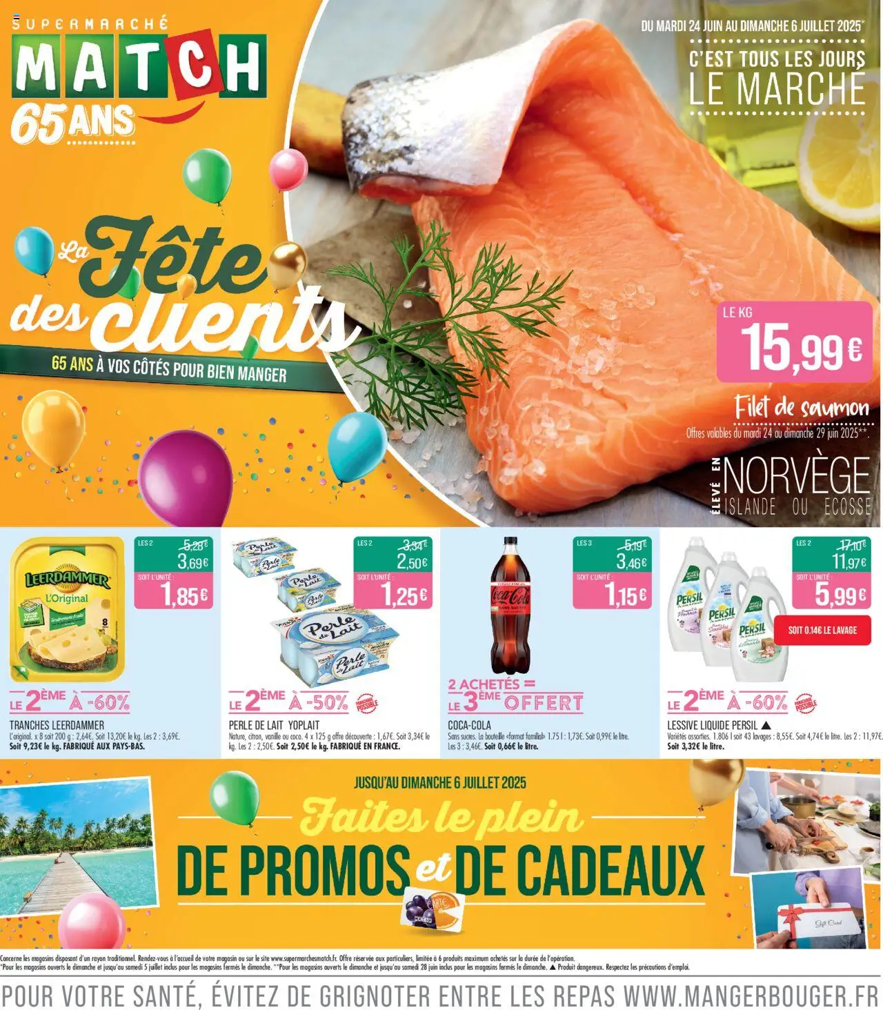  | Page: 1 | Produits: Détergent, Filet de saumon, Lessive, Saumon