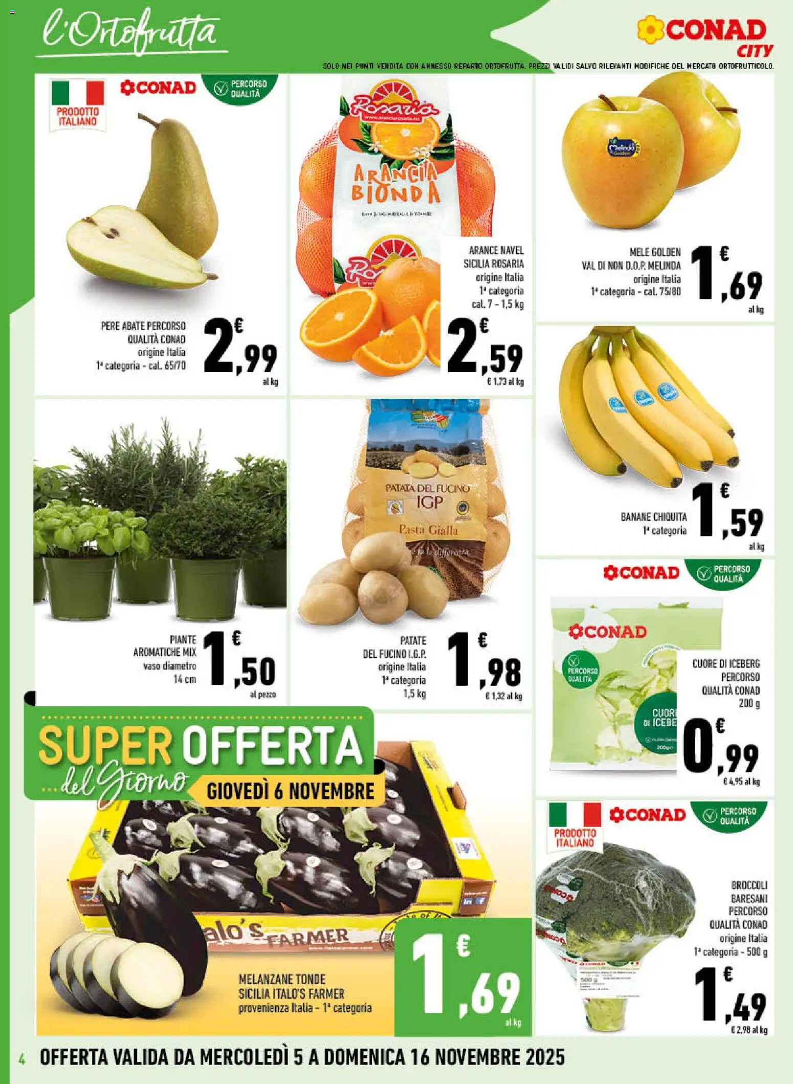 Volantino Conad del 05.11.2025 | Pagina: 4
