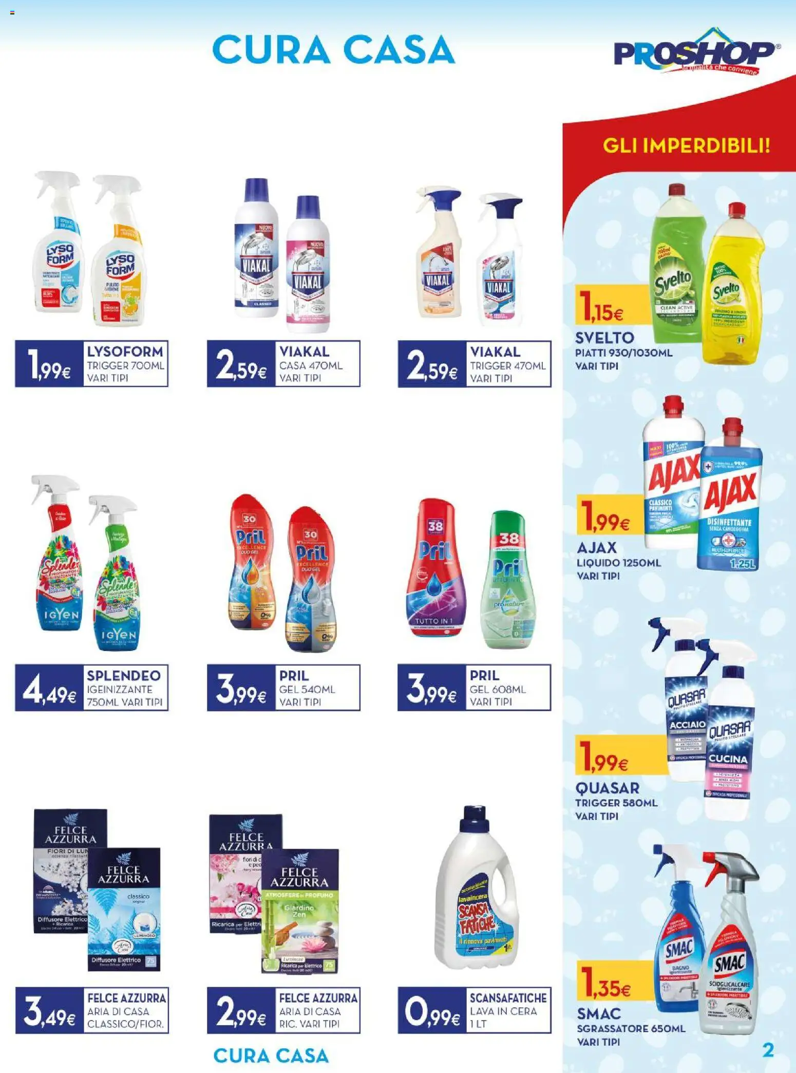 Volantino Proshop del 26.03.2026 | Pagina: 3 | Prodotti: Sgrassatore