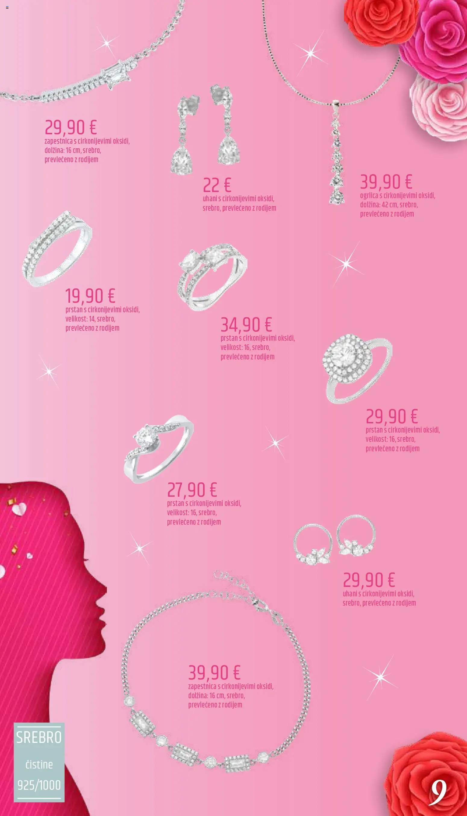 Novi E.leclerc katalog ponudbe – veljaven od 06.03.2026 | Stran: 9 | Izdelki: Zapestnica, Prstan, Uhani