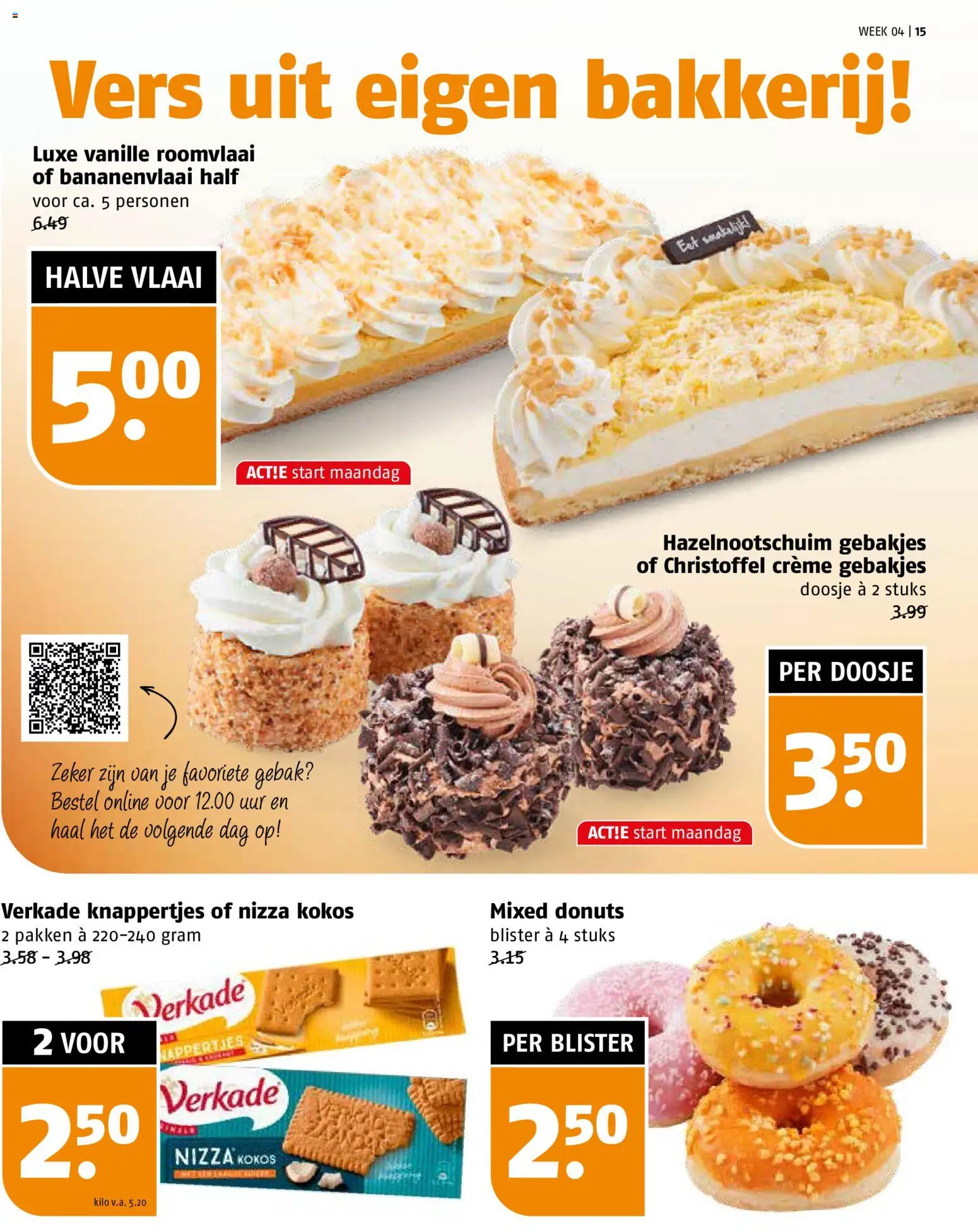 {H1} | Pagina: 15 | Producten: Donuts, Bakkerij, Gebak, Crème