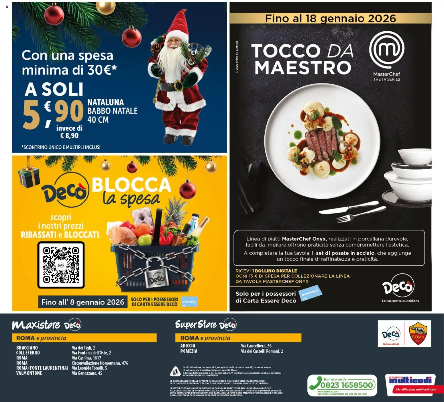 Volantino Decò del 02.12.2025 | Pagina: 28 | Prodotti: Posate, The, TV
