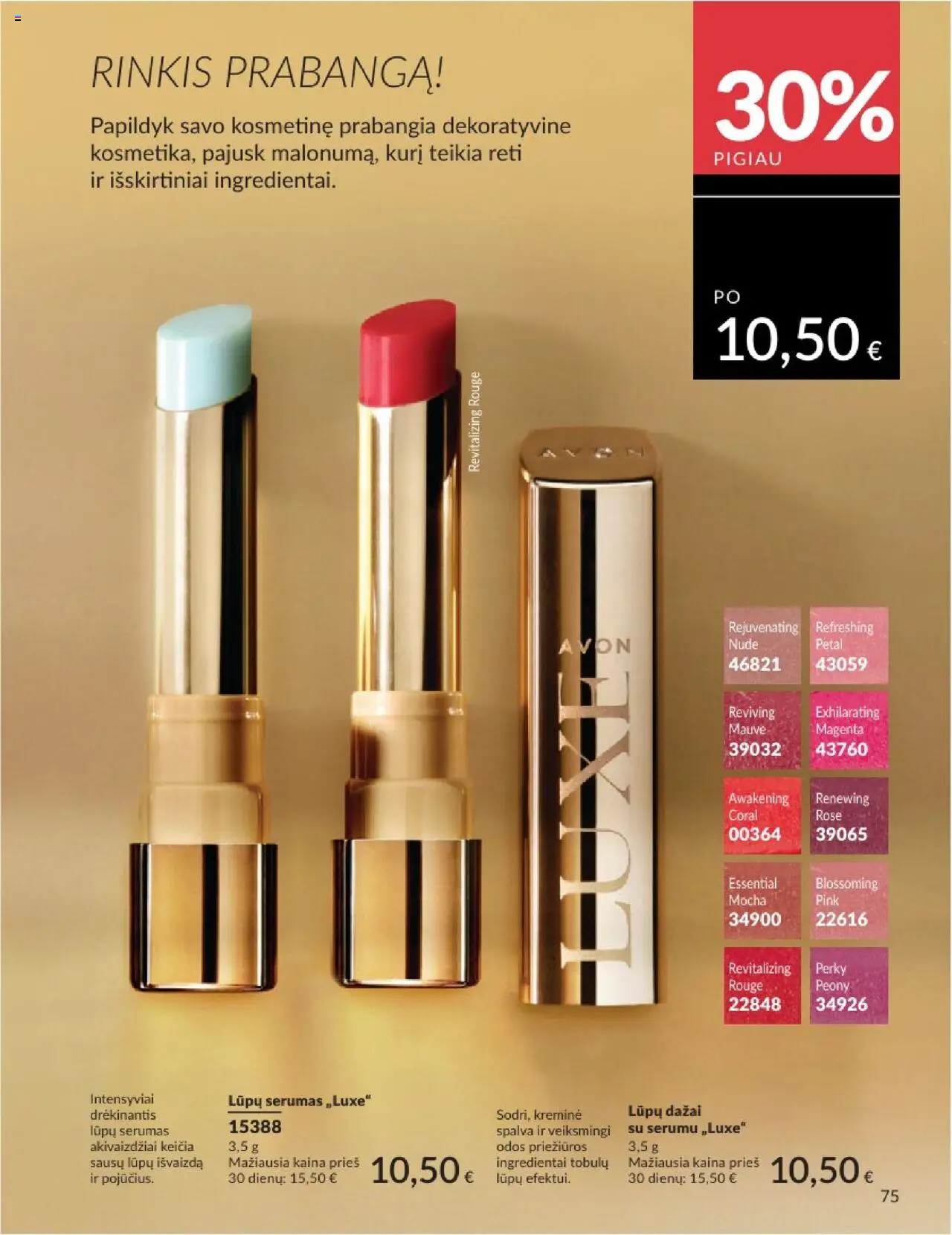 AVON - Leidinys│galioja nuo 01.08.2025 | Puslapis: 75