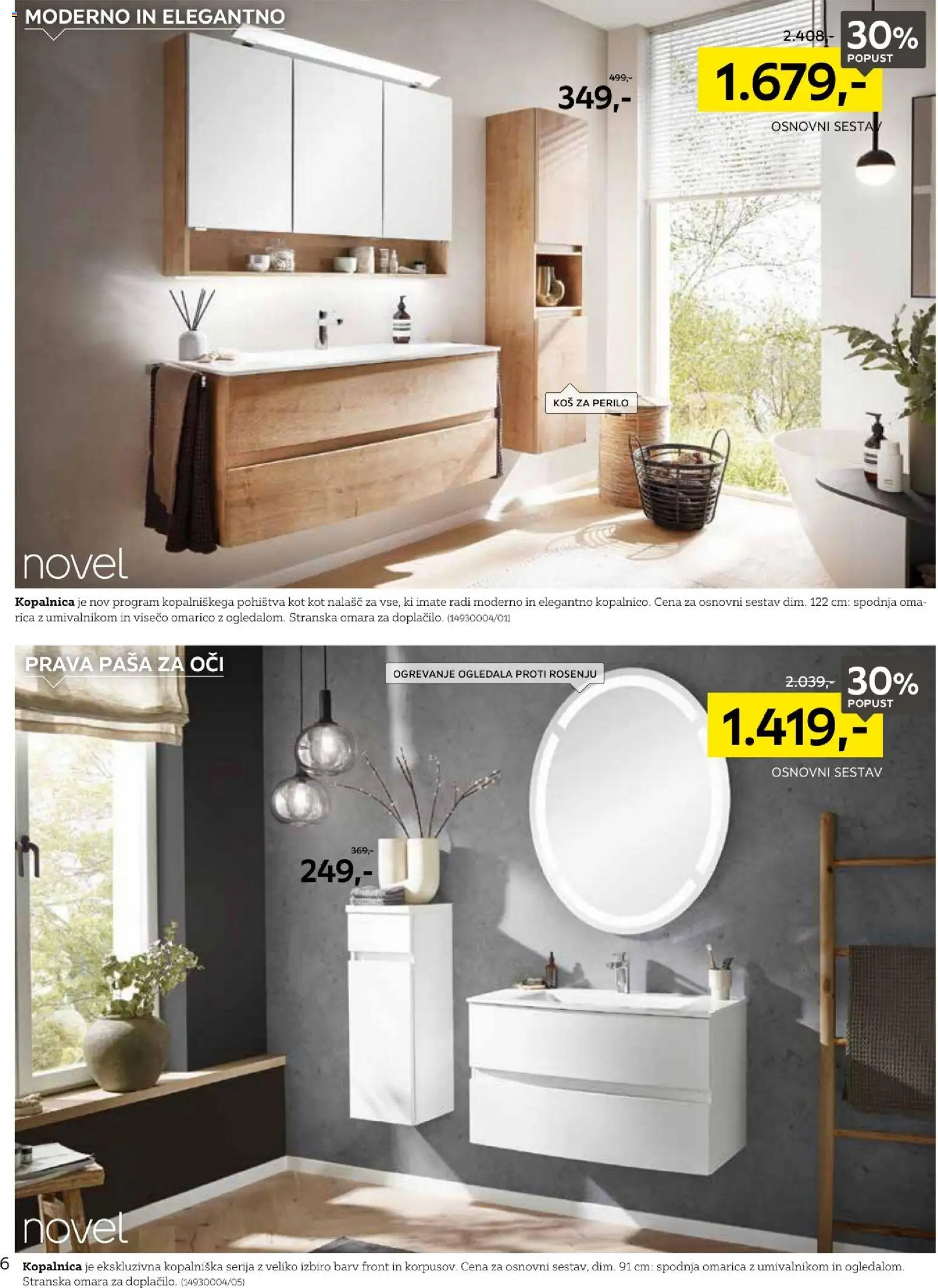 Novi XXXL Lesnina katalog ponudbe – veljaven od 17.02.2026 | Stran: 6 | Izdelki: Koš za perilo, Omara, Kos, Omarica