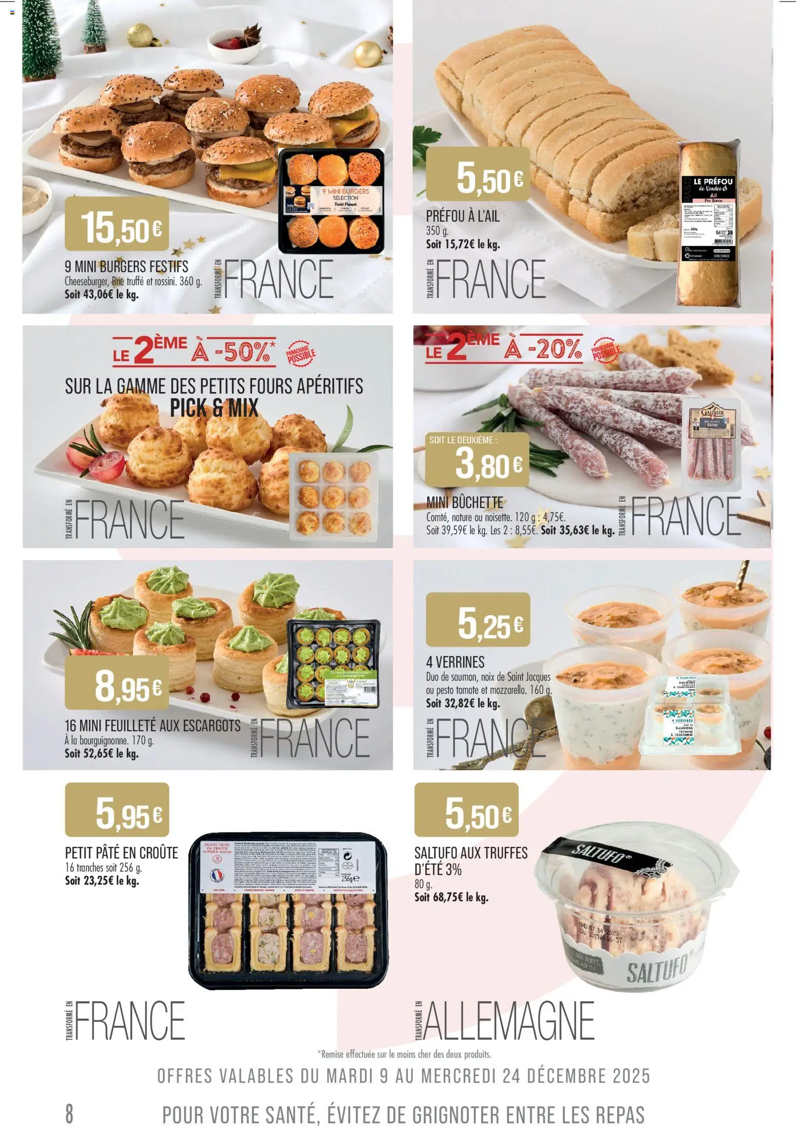 {H1} | Page: 8 | Produits: Concombre, Noix de saint jacques, Escargots, Verrines