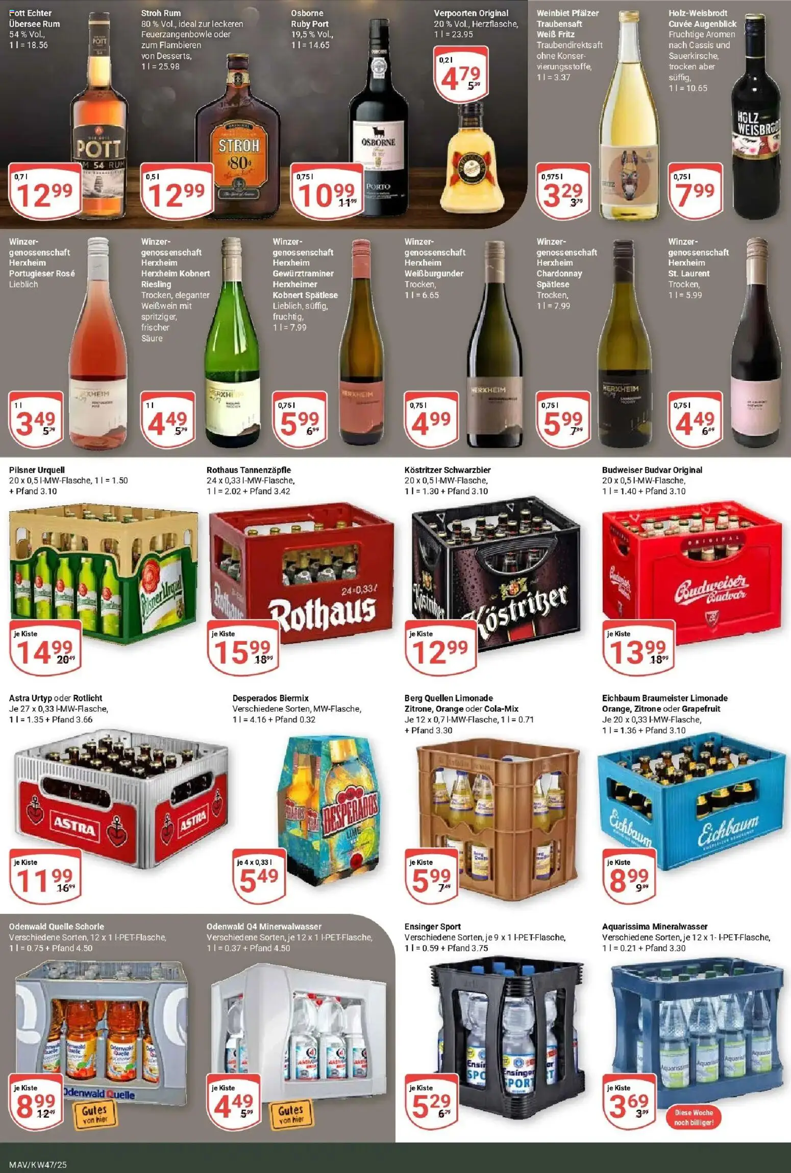 Globus prospekt Mannheim	 (ab 17.11.2025) » Angebote online | Seite: 20 | Produkte: Limonade, Grapefruit, Pilsner urquell, Budweiser
