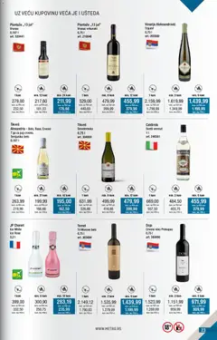 Metro kupi više plati manje - pregled Metro kataloga - važi od 01.02.2026 | Strana: 23 | Proizvode: Vranac, Crveno vino, Vino