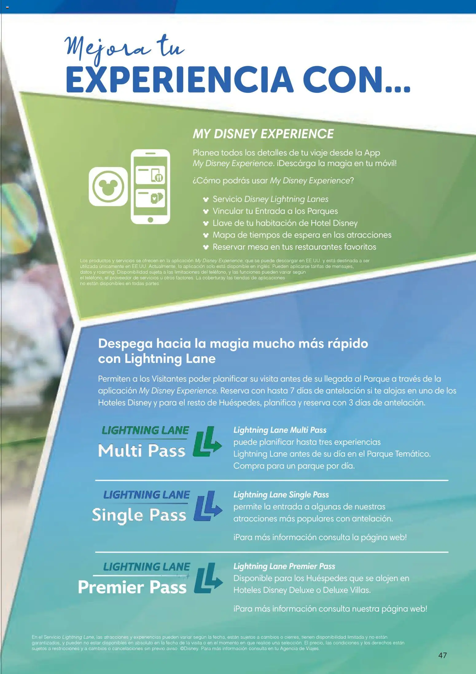 Viajes El Corte Inglés Folleto Walt Disney World │ válido desde el 03.12.2025 | Página: 47 | Productos: Té, Mesa