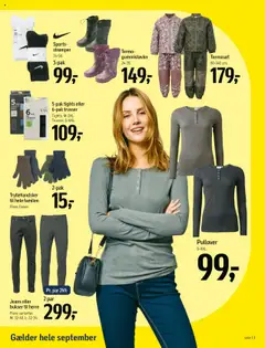 Føtex tilbudsavis – gyldig fra 12.09.2025 | Side: 11 | Produkter: Bukser, Jeans, Strømper, Tights
