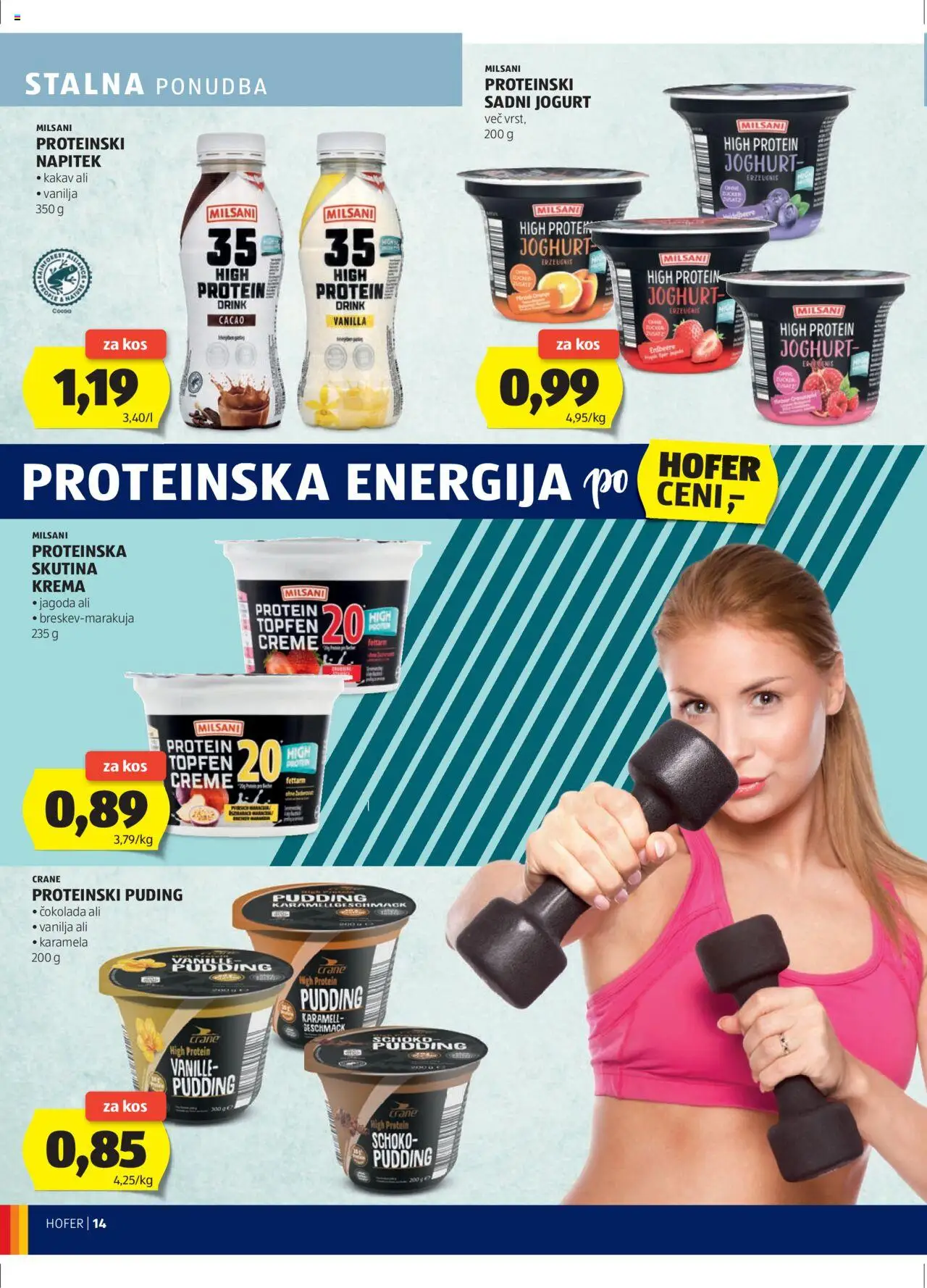 Hofer SI katalog | vrijedi od 28.08.2025 | Stranica: 14 | Proizvodi: Jogurt, Puding, Krema, Karamela