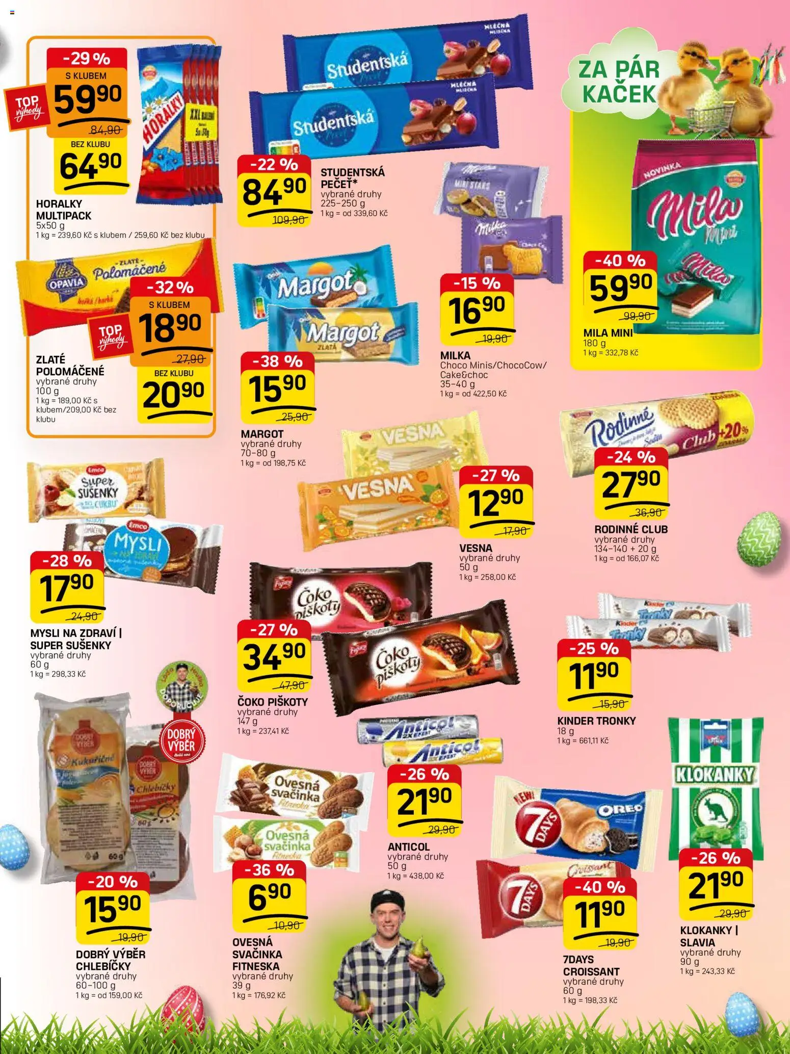 Flop leták - FlopTop od 25.03.2026 | Strana: 13 | Produkty: Horalky, Croissant, Mila, Mysli