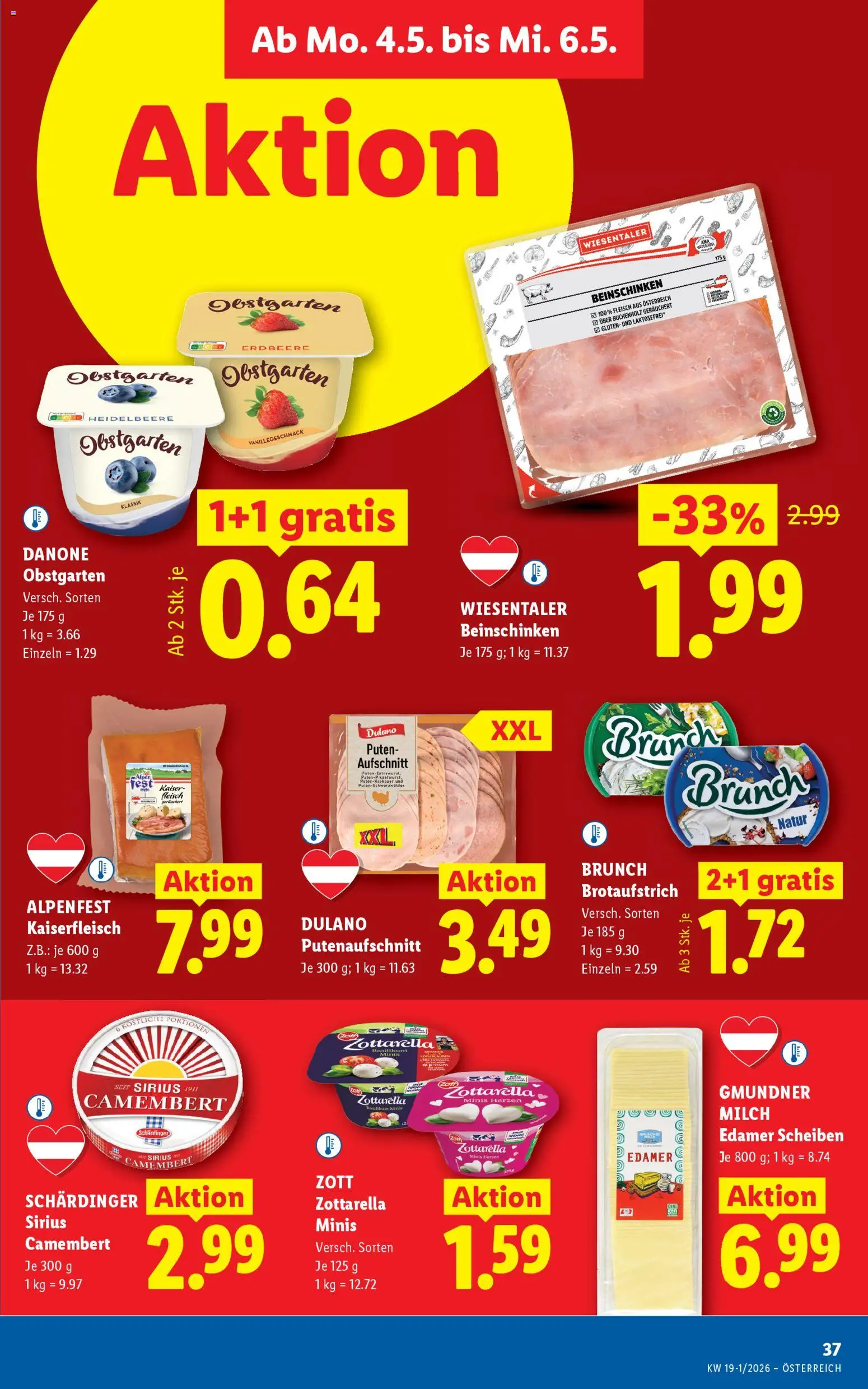 Lidl Flugblatt - Oberpullendorf, Güssing, Oberwart gültig ab 30.04.2026 | Seite: 42 | Produkte: Milch