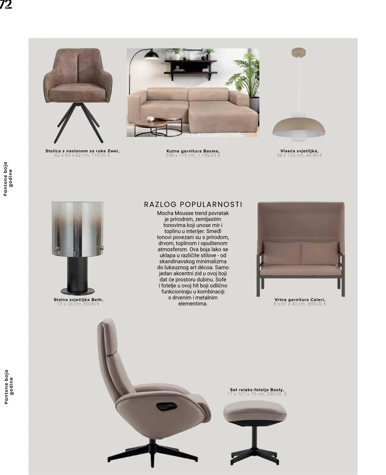 Lesnina katalog | vrijedi od 10.04.2025 | Stranica: 72 | Proizvodi: Stolica, Svjetiljka, Vrtna garnitura, Kutna garnitura