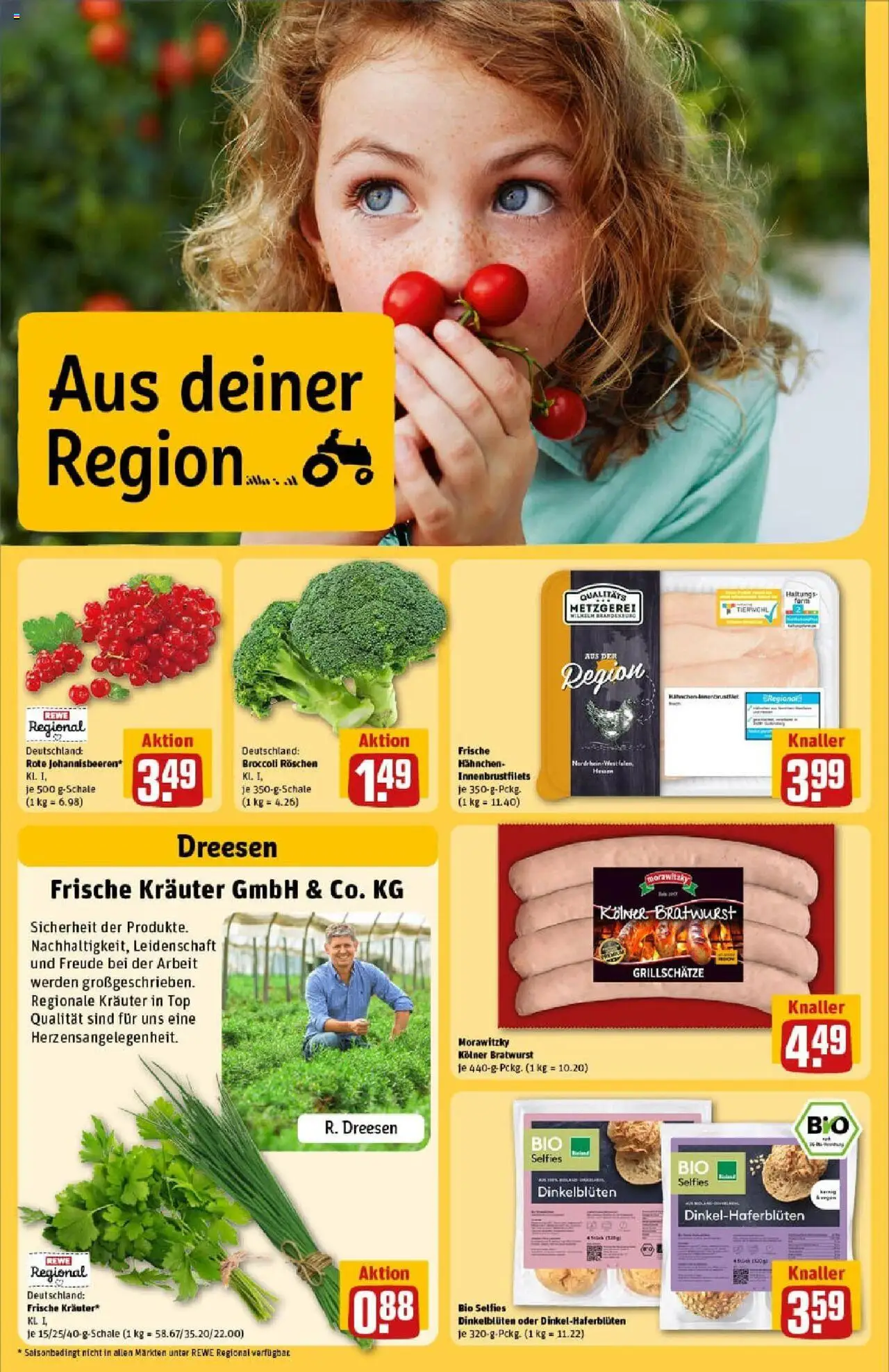 Rewe prospekt Köln / Rodenkirchen	 - gültig ab dem 29.06.2025 | Seite: 28 | Produkte: Top, Hahnchen, Bratwurst, Morawitzky