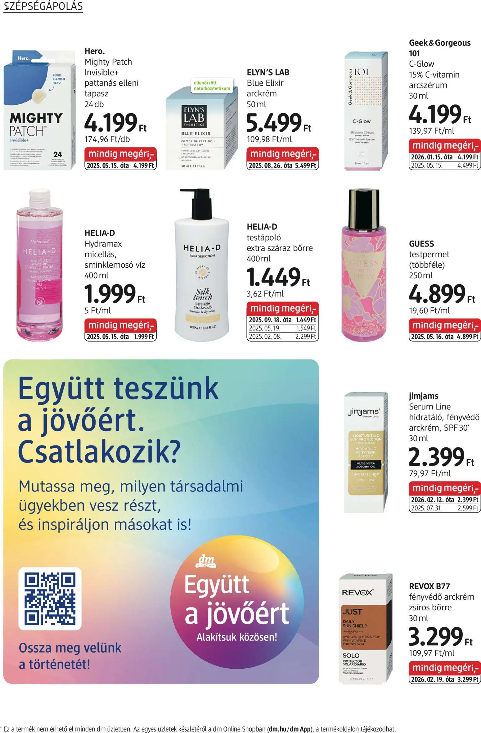 DM Drogerie Markt akciós ujság - amely érvényes a következő dátumtól: 05.03.2026 | Oldal: 6 | Termékek: Arckrém, Aloe vera, Fényvédő, Testápoló