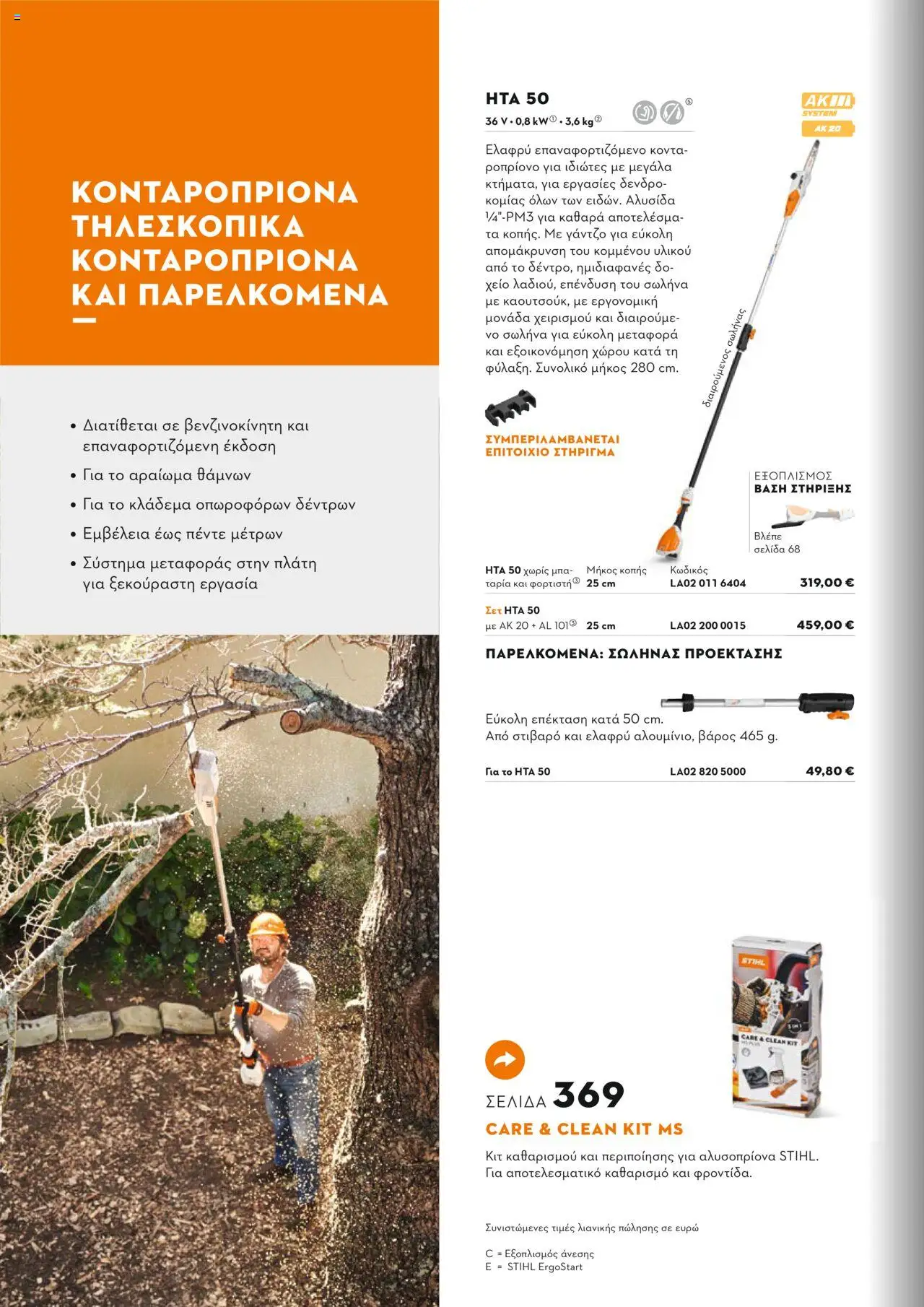 Stihl Κατάλογος 2025 – σε ισχύ από 13.01.2025 | Σελίδα: 64