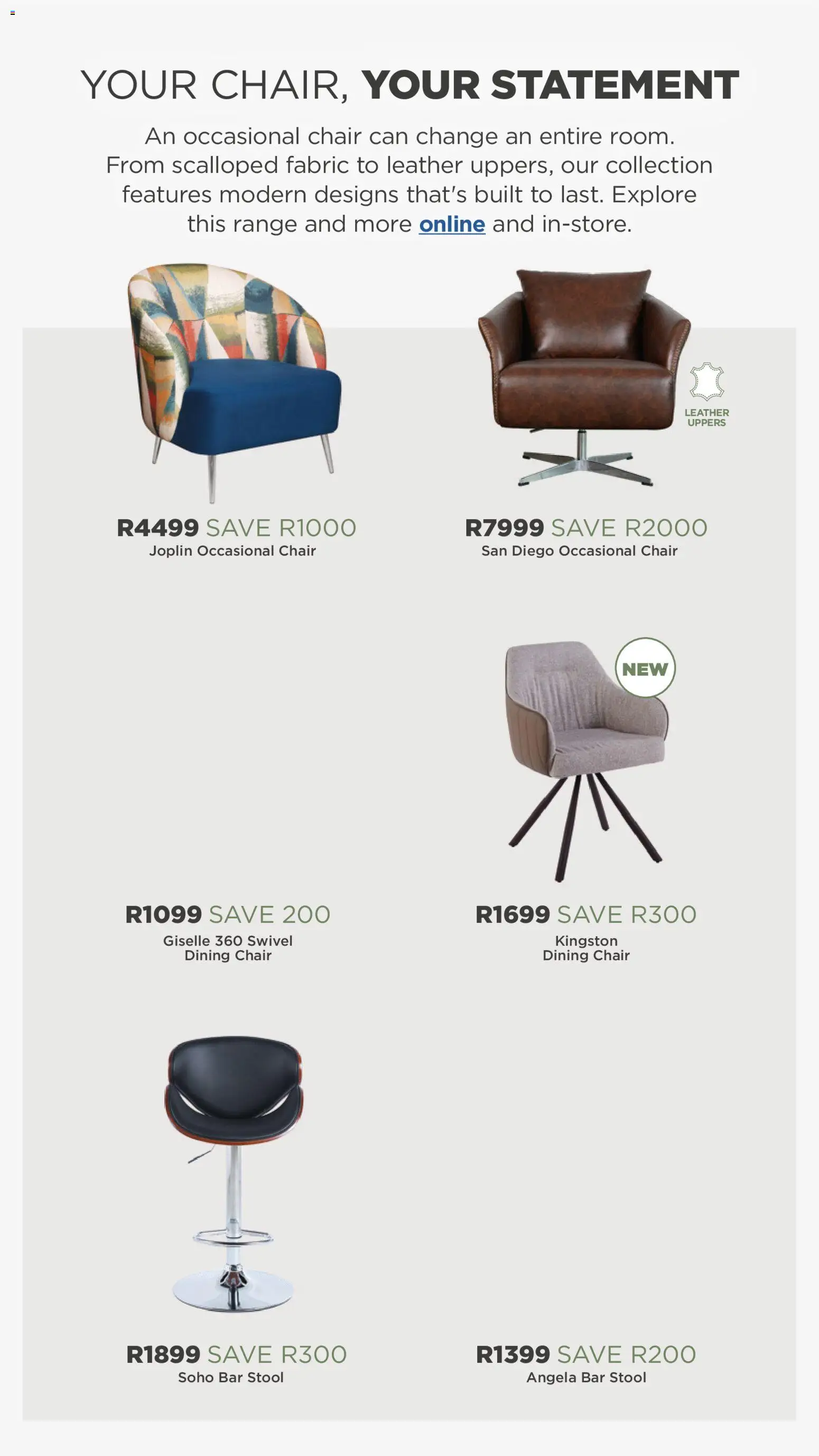 New House and Home catalogue – valid from 13.04.2026 | Page: 9 | Products: Stool, Chair, Bar stool