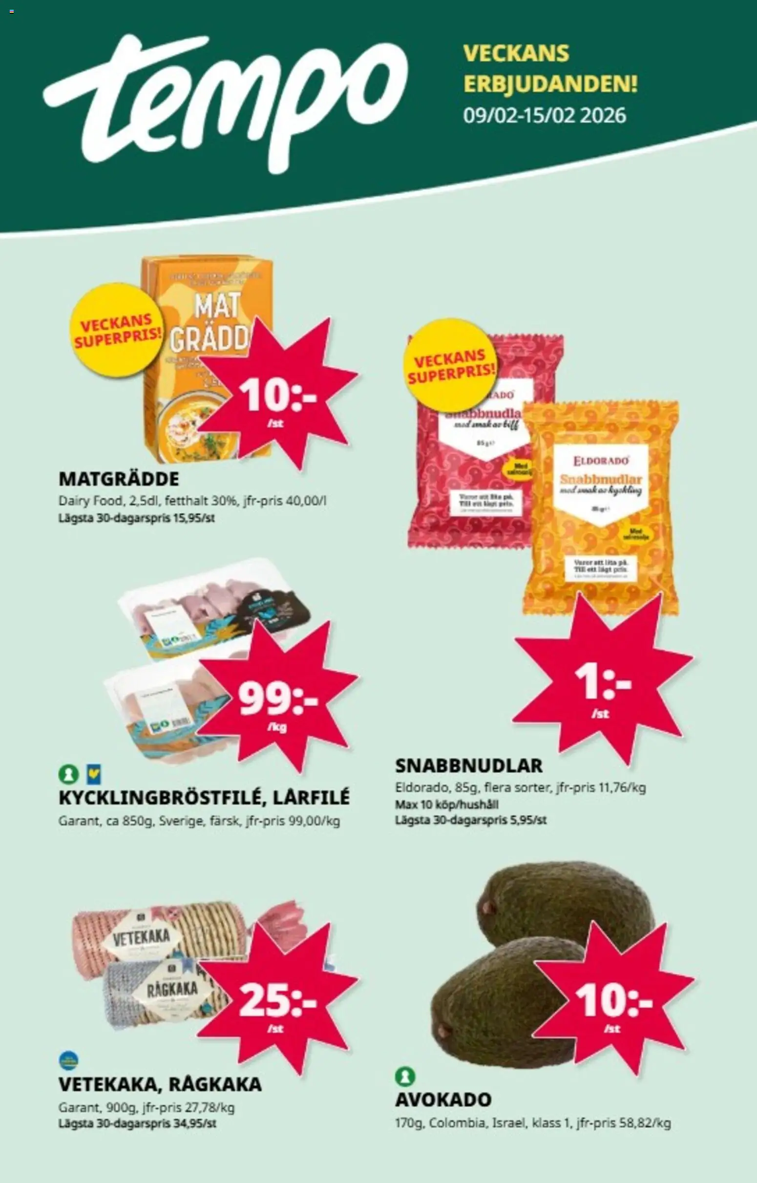Coop Daglivs reklamblad aktuell från 09.02.2026 | Sida: 1