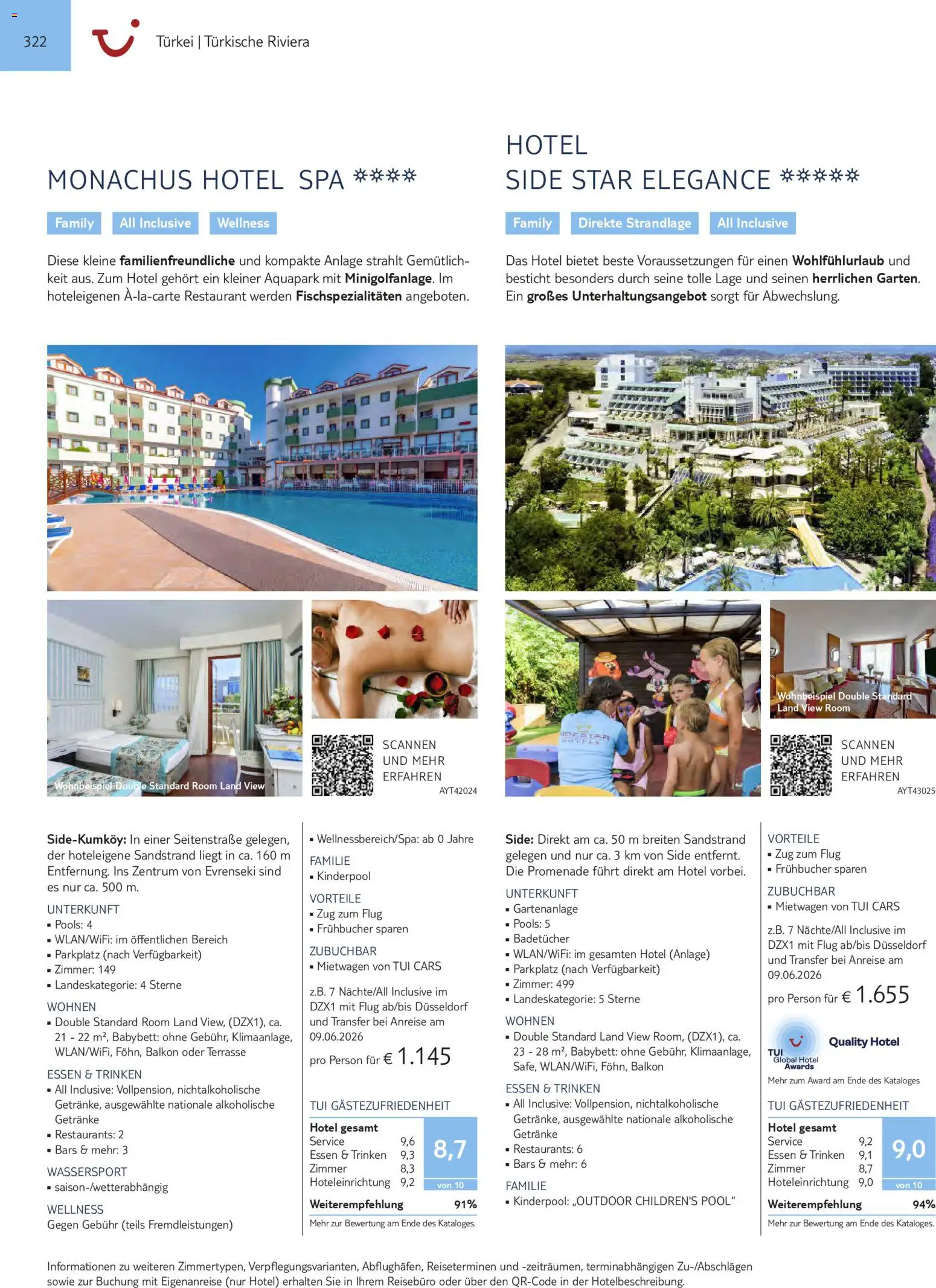 Aida  Südeuropa & Nordafrika 2026/27 – gültig ab 01.01.2026 | Seite: 322 | Produkte: Babybett