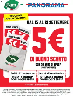 Anteprima del volantino Panorama Buono sconto catalogo valido a partire dal 15.09.2025