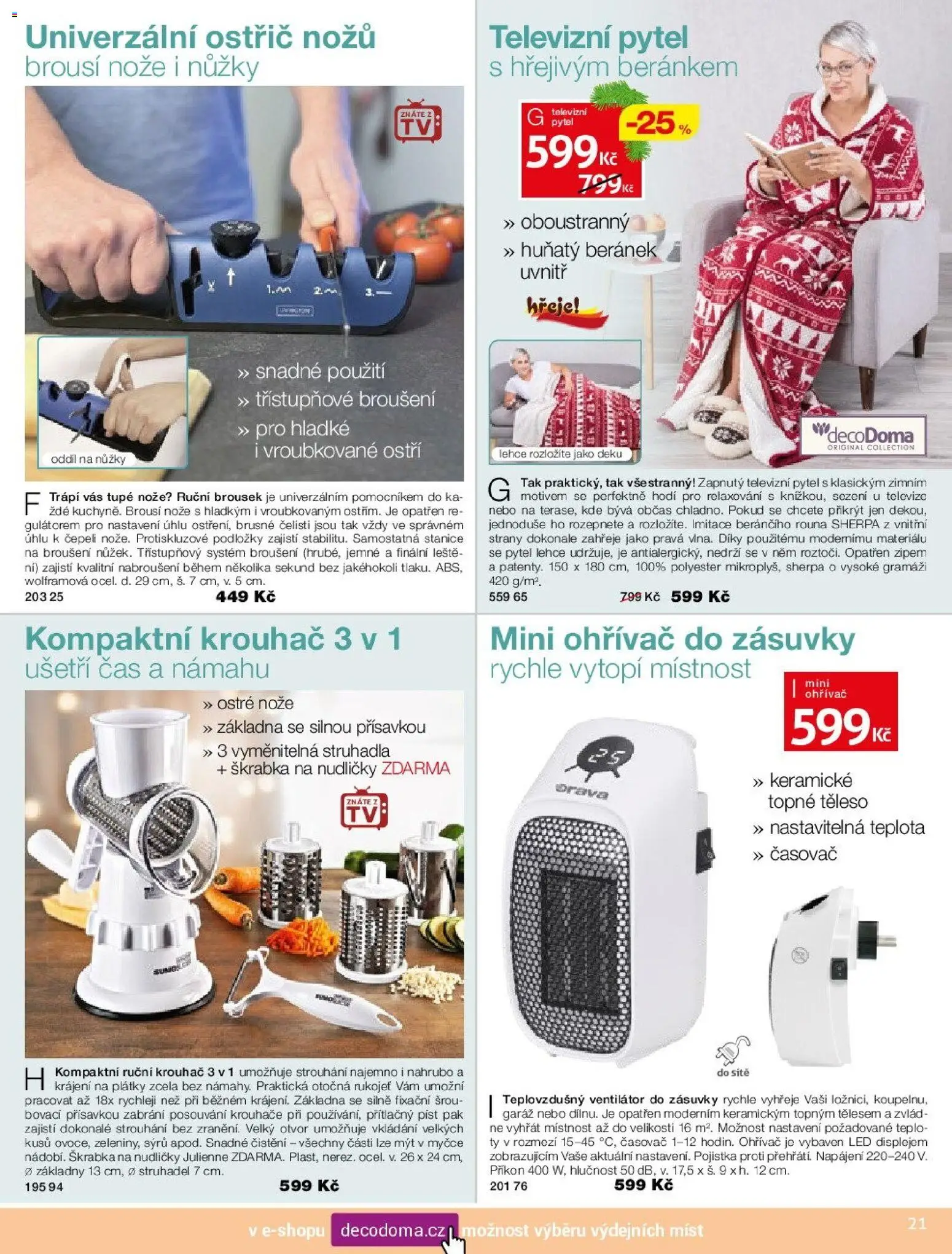Decodoma leták od 18.11.2025 | Strana: 8 | Produkty: Škrabka, Nůžky, Teplovzdušný ventilátor, LED