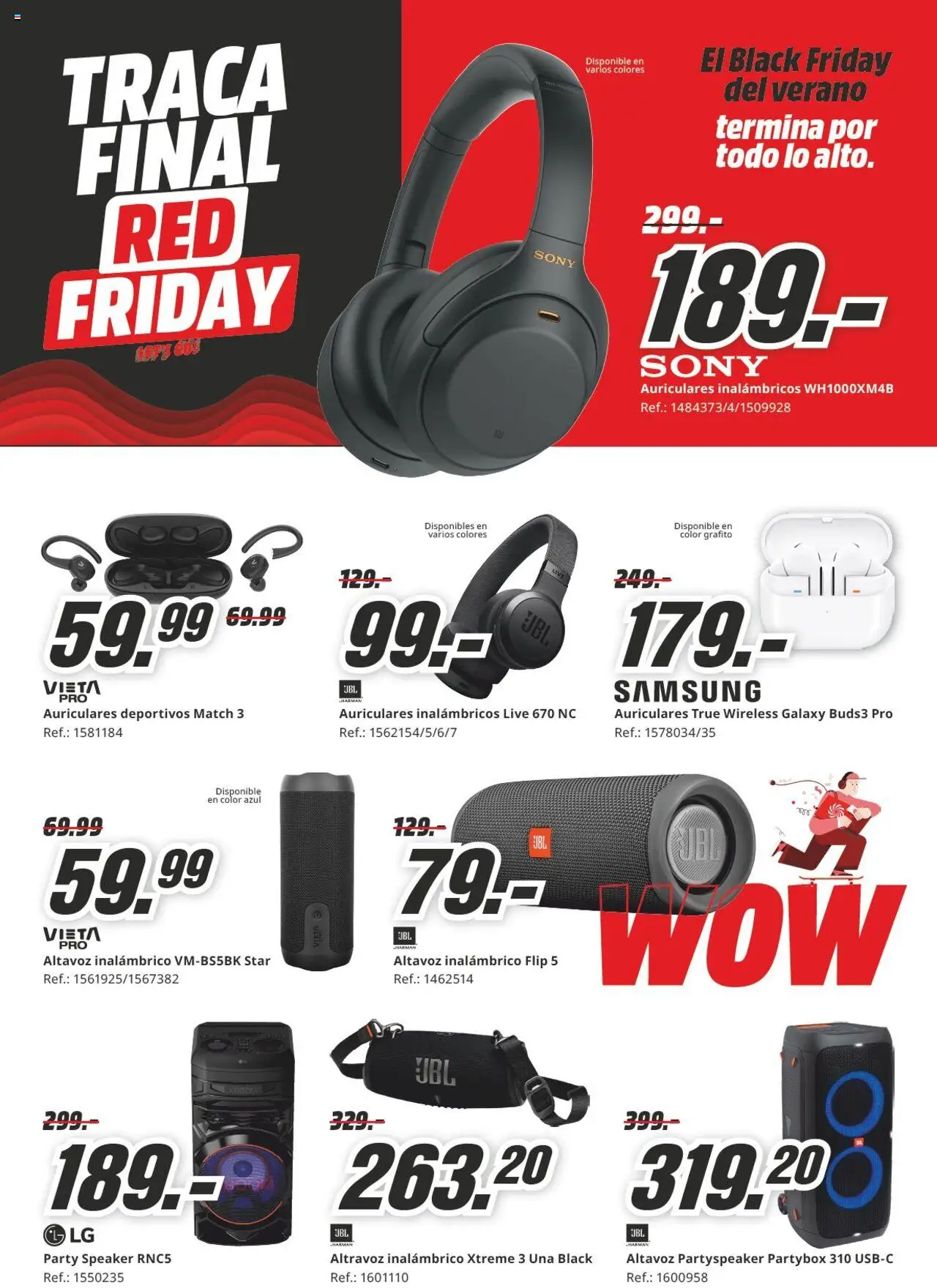 Media Markt folleto │ válido desde el 23.06.2025 | Página: 8 | Productos: Auriculares, Altavoz