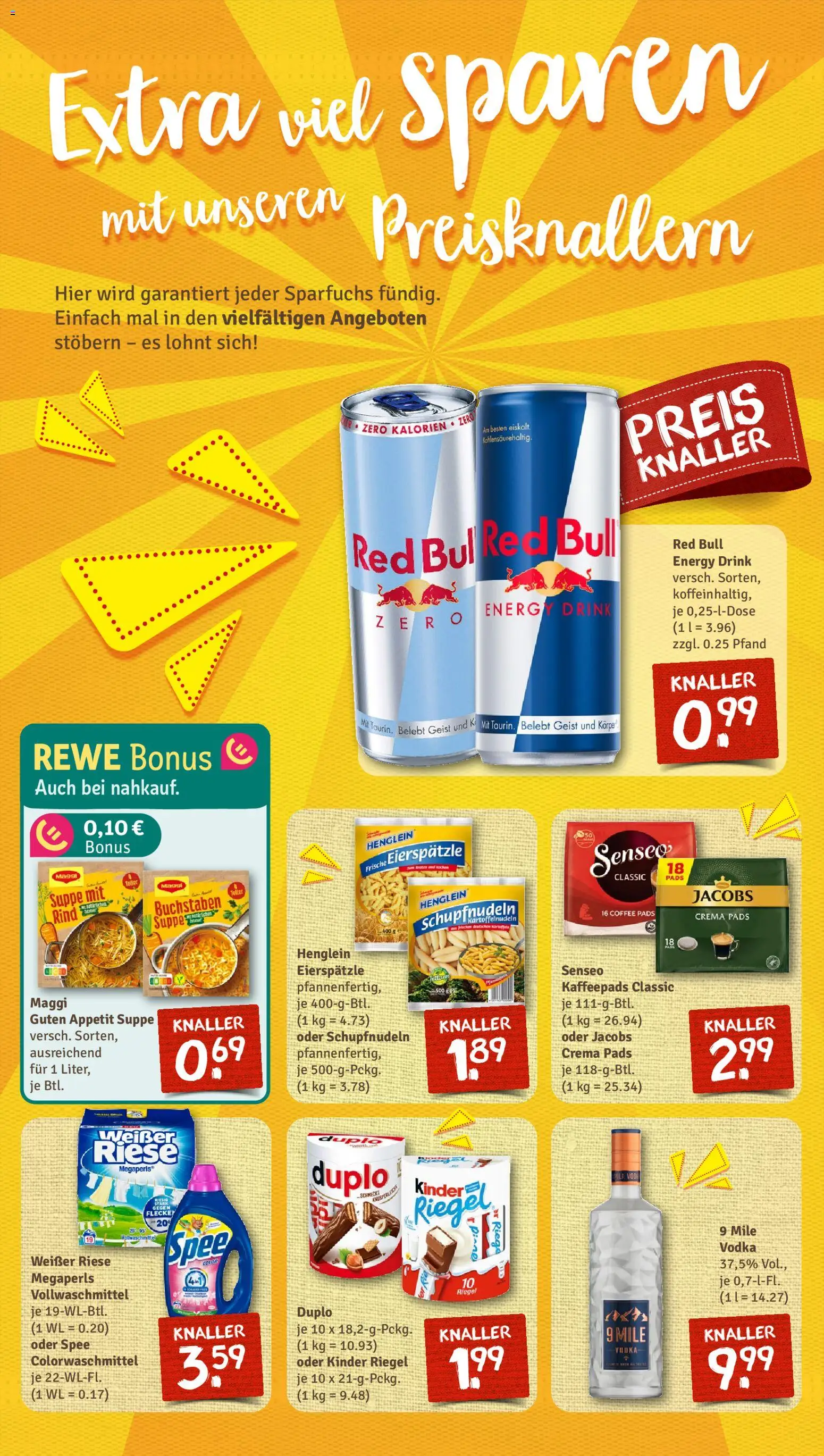 Nahkauf Prospekt – gültig ab 11.01.2026 | Seite: 2 | Produkte: Red bull, Energy, Spee, Maggi suppe