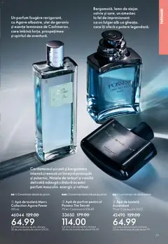 Ofertele Oriflame valabile de la 15.04.2026 | Pagină: 77 | Produse: Apă de parfum, Toaletă, Ulei, Apă