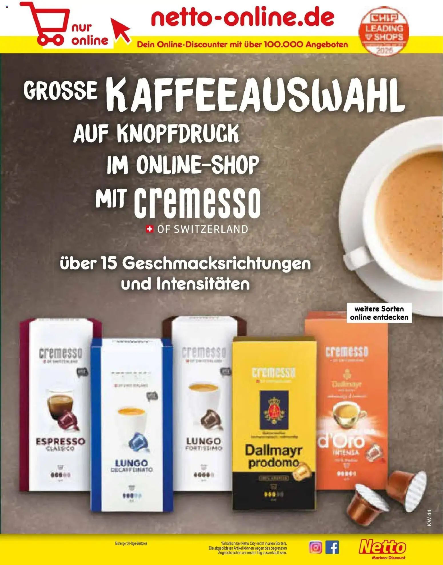 Netto Marken-Discount prospekt Pirna	 – gültig ab 27.10.2025 | Seite: 63 | Produkte: Dallmayr