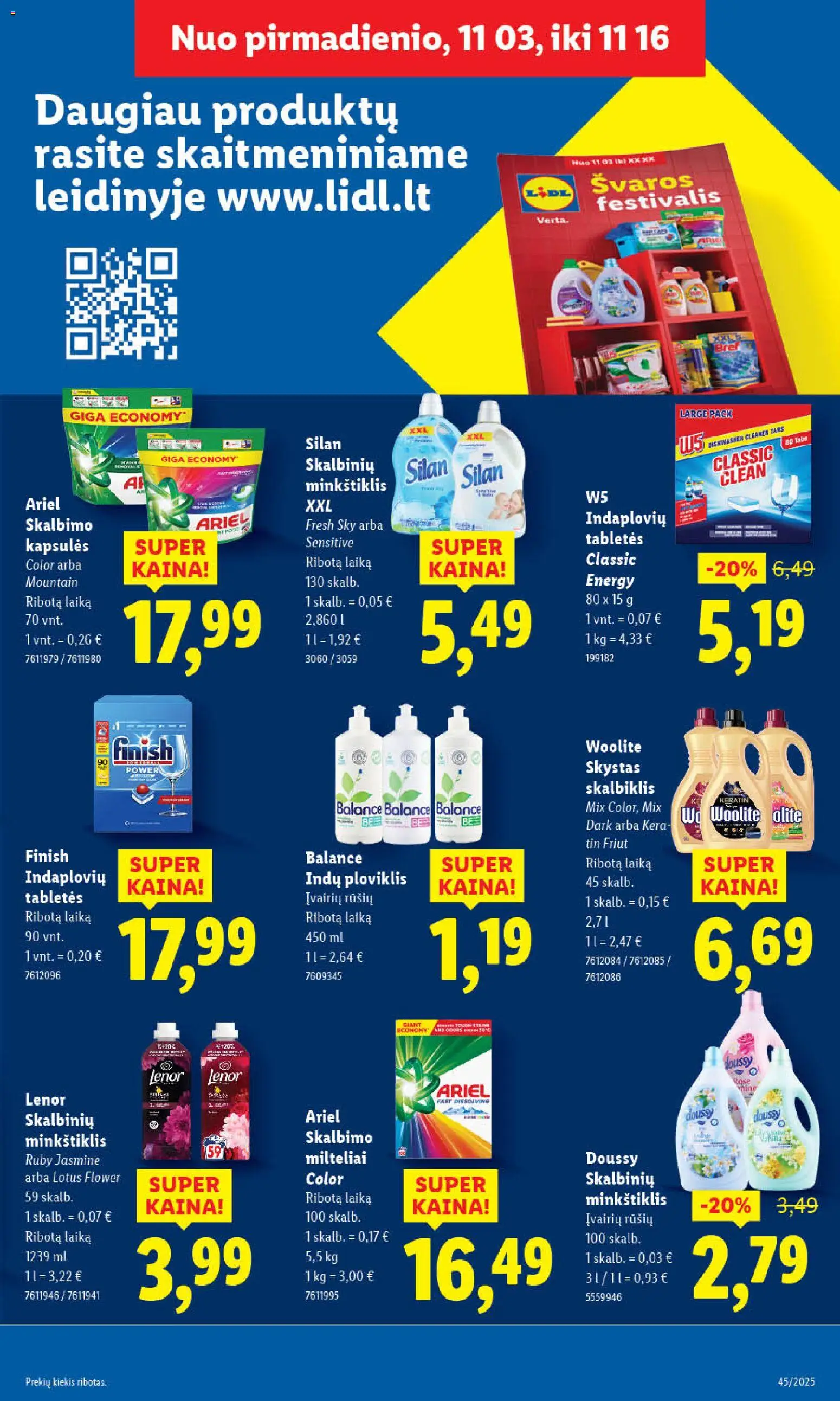 LIDL akcijos nuo 06.11.2025 | Puslapis: 53 | Prekių: Ploviklis