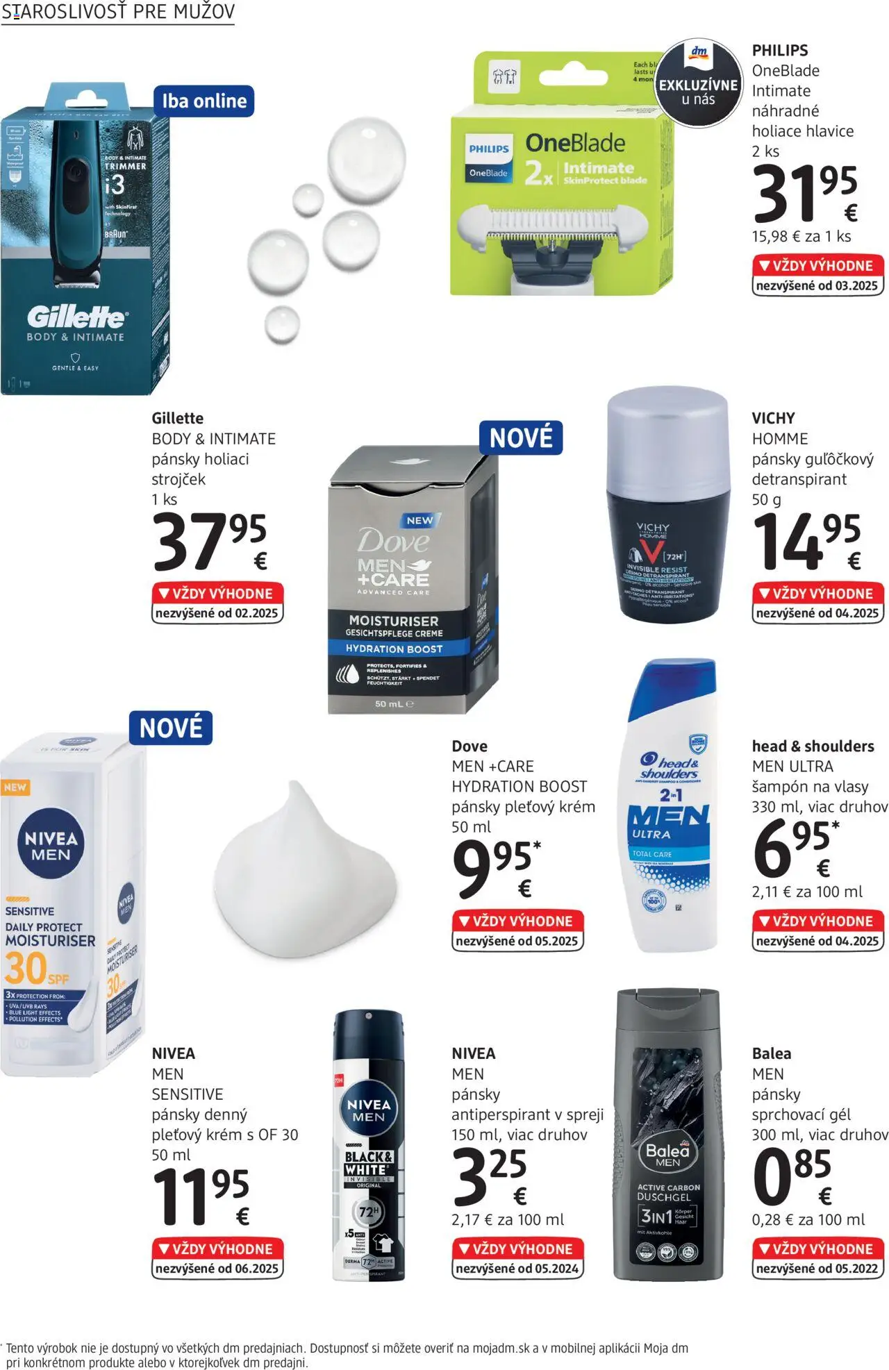 dm drogerie Journal Júl 2025 │ platný od 01.07.2025 | Strana: 16 | Produkty: Strojček, Holiaci strojček, Vichy, Antiperspirant