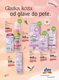 Balea Sensation ALL-IN-ONE ženski brijač sa 4 oštrice 1/1, Ženski brijač sa 4 oštrice - pregled DM Drogerie kataloga - važi od 19.02.2026 | Strana: 20 | Proizvode: Brijač, Krema, Pena za brijanje, Krema za depilaciju