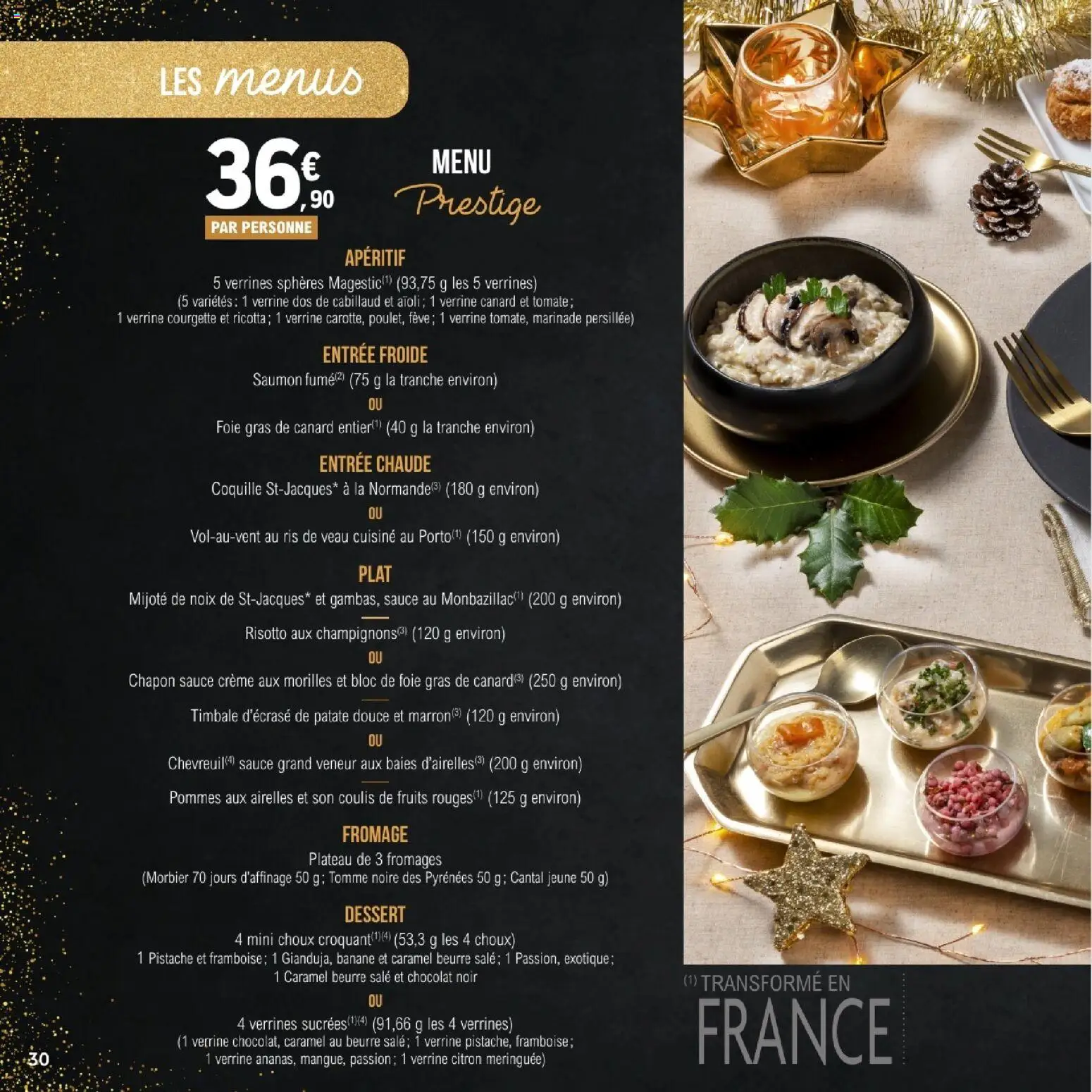 {H1} | Page: 30 | Produits: Framboise, Chapon, Courgette, Patate douce