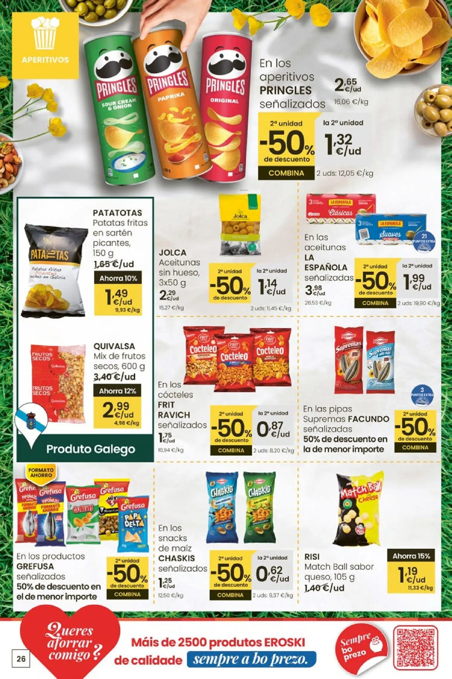 Eroski Quieres ahorrar conmigo │ válido desde el 16.04.2026 | Página: 26 | Productos: Frutos secos