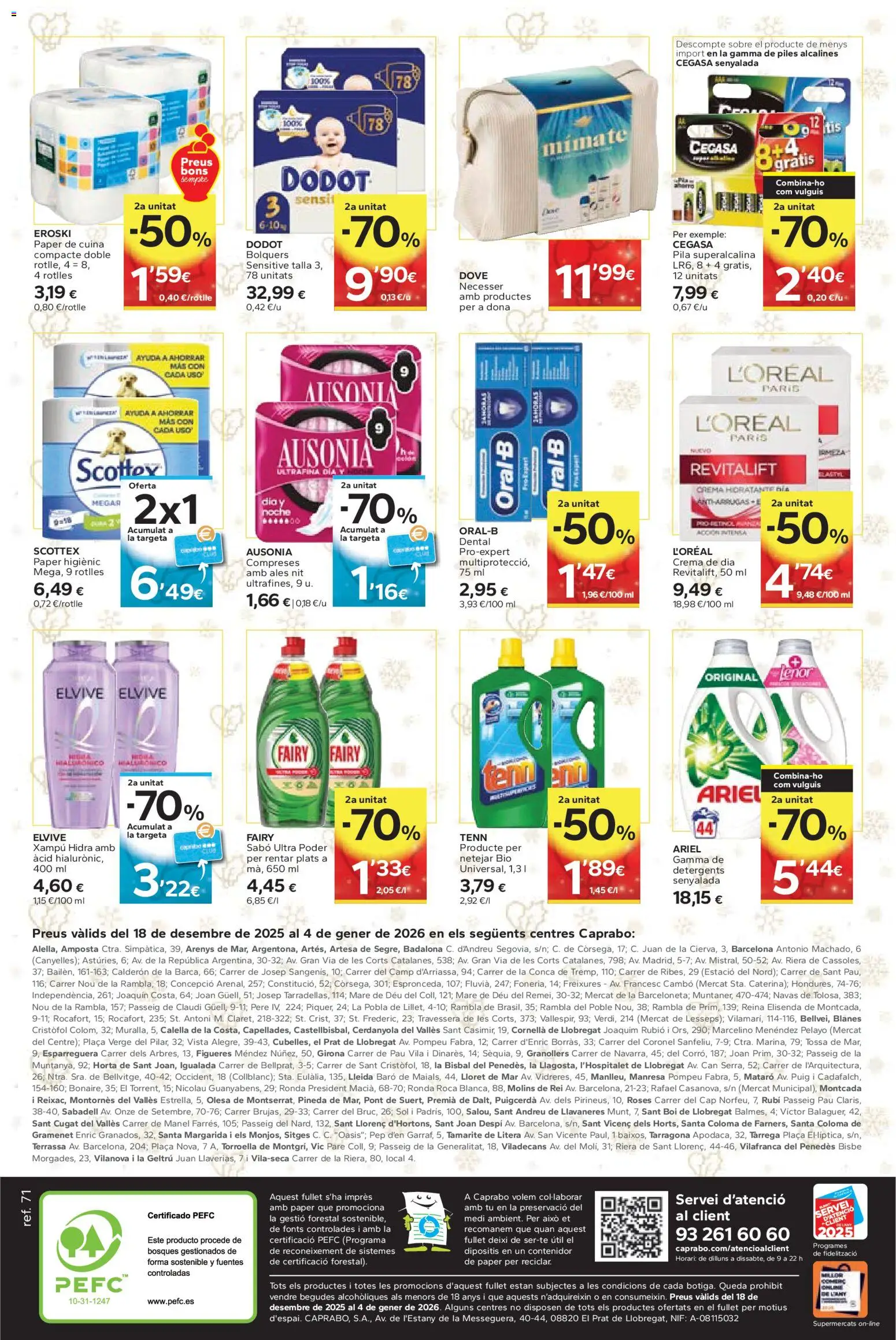 Caprabo folleto │ válido desde el 18.12.2025 | Página: 8 | Productos: Crema, Crema de día